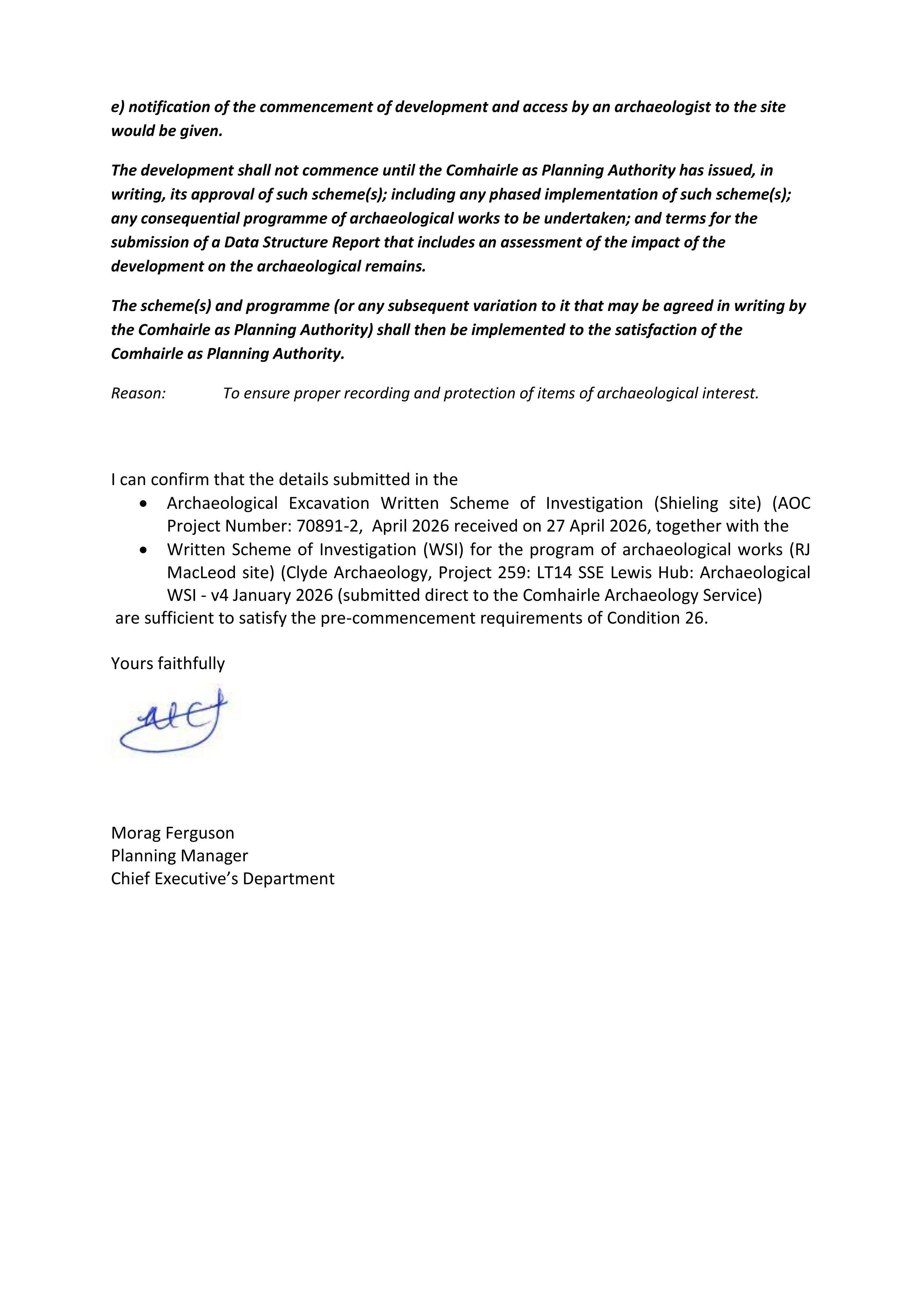 Planning document