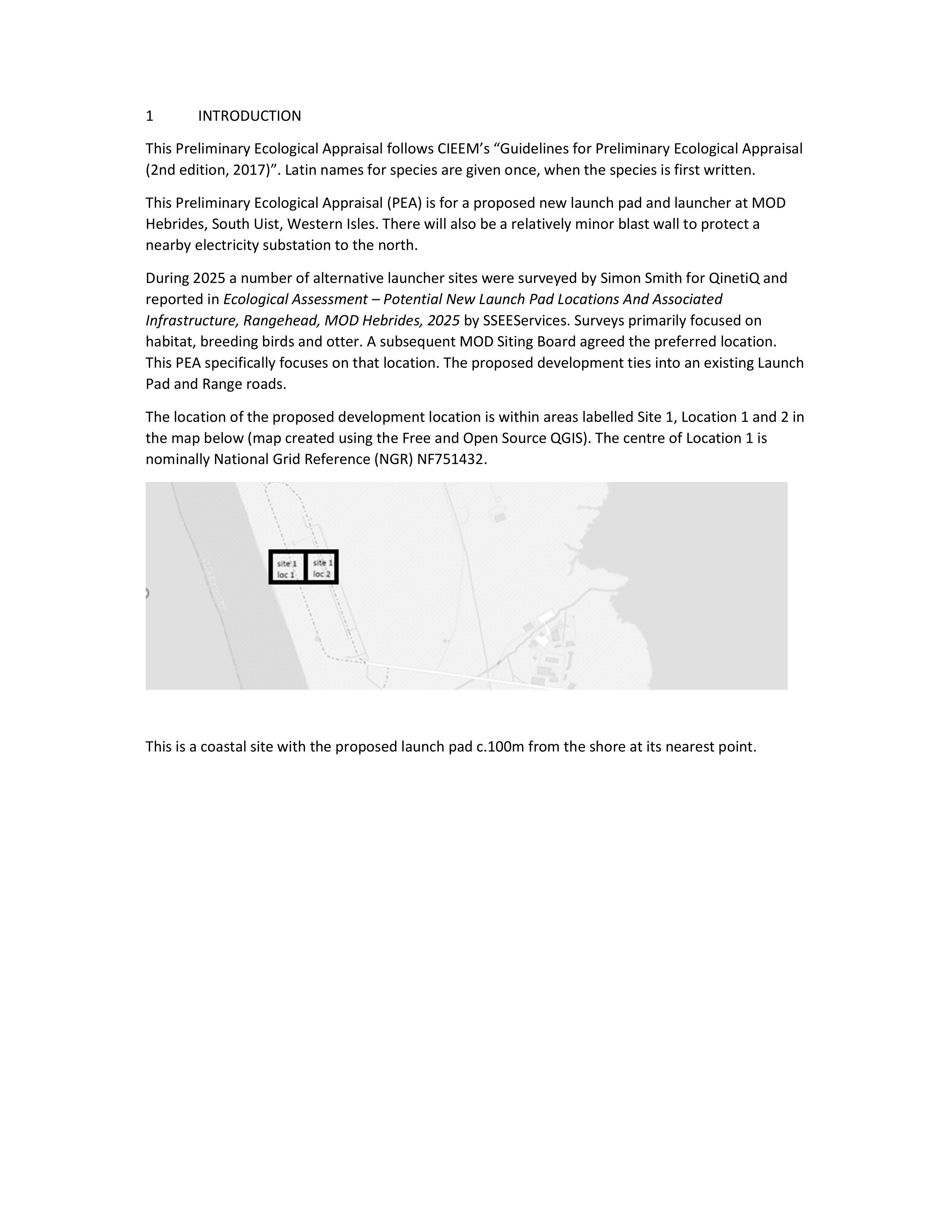 Planning document