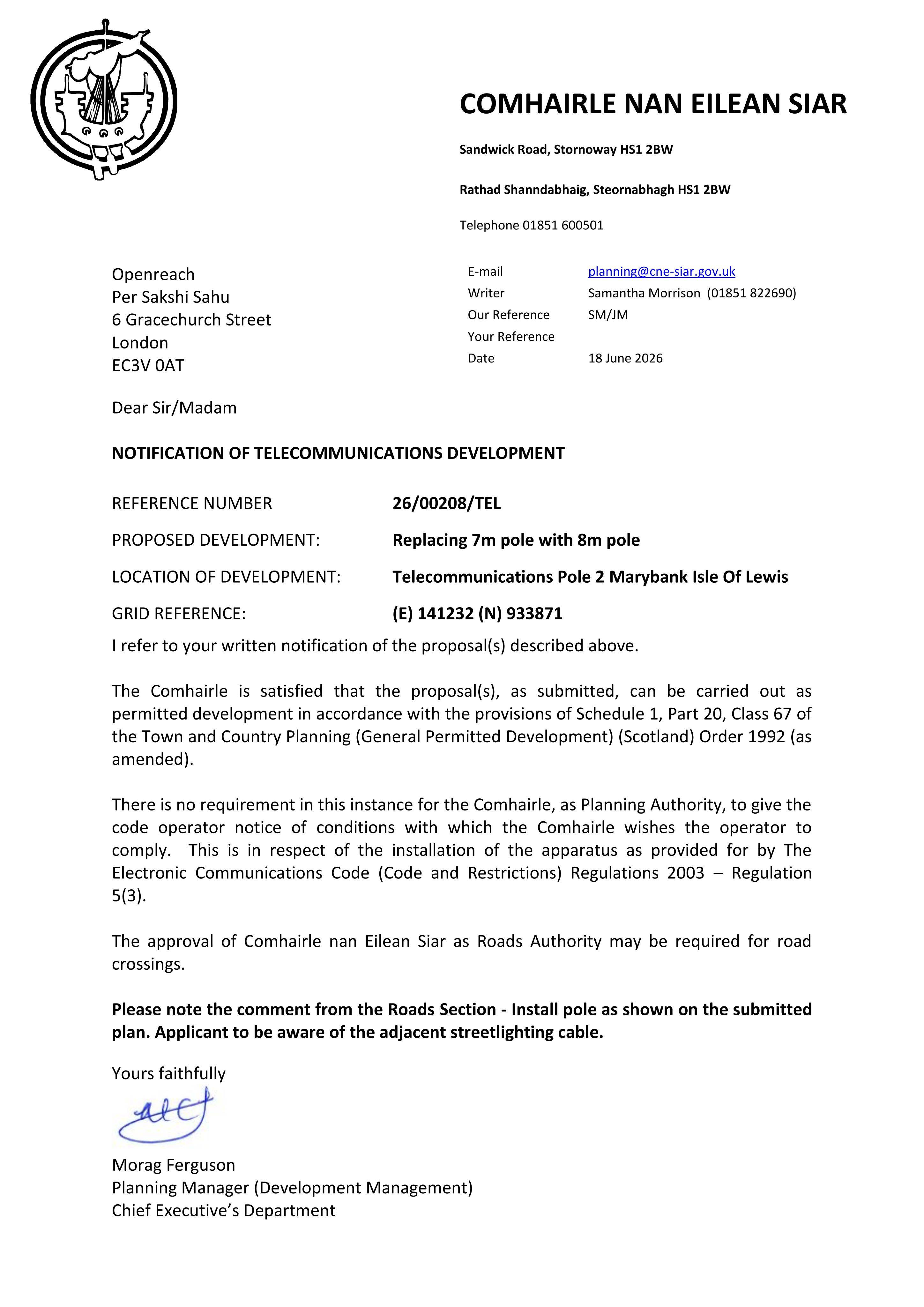 Planning document
