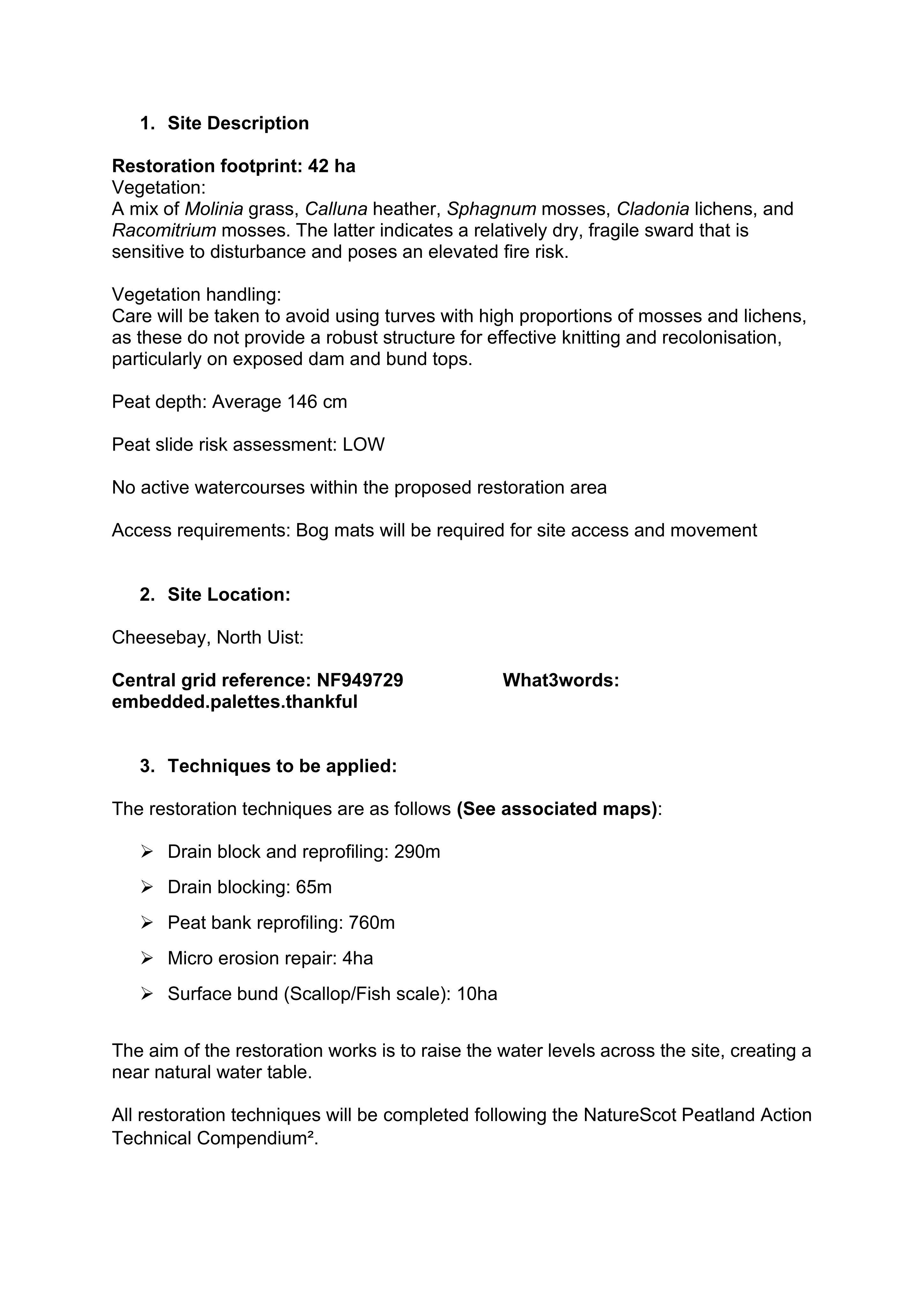 Planning document