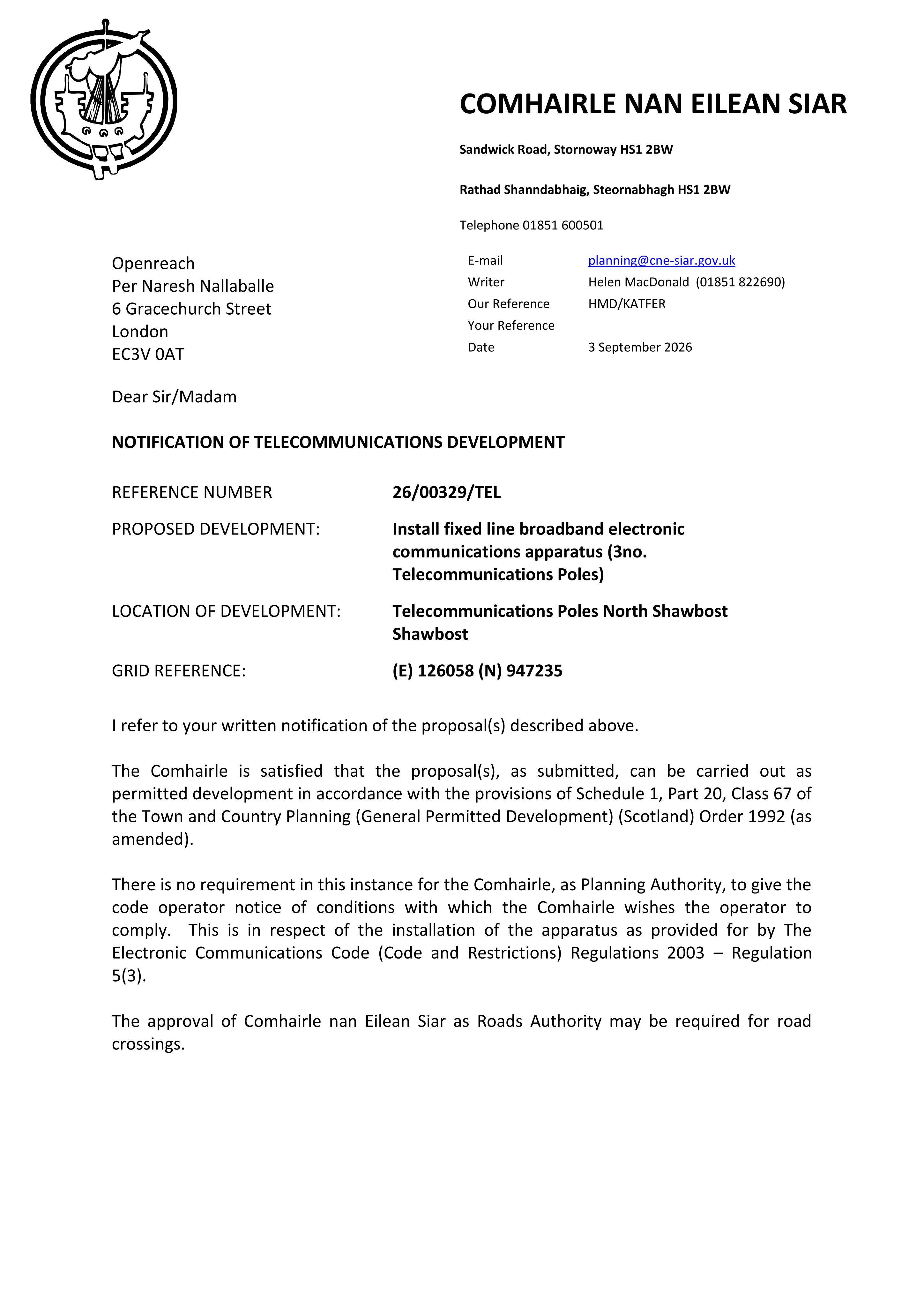 Planning document