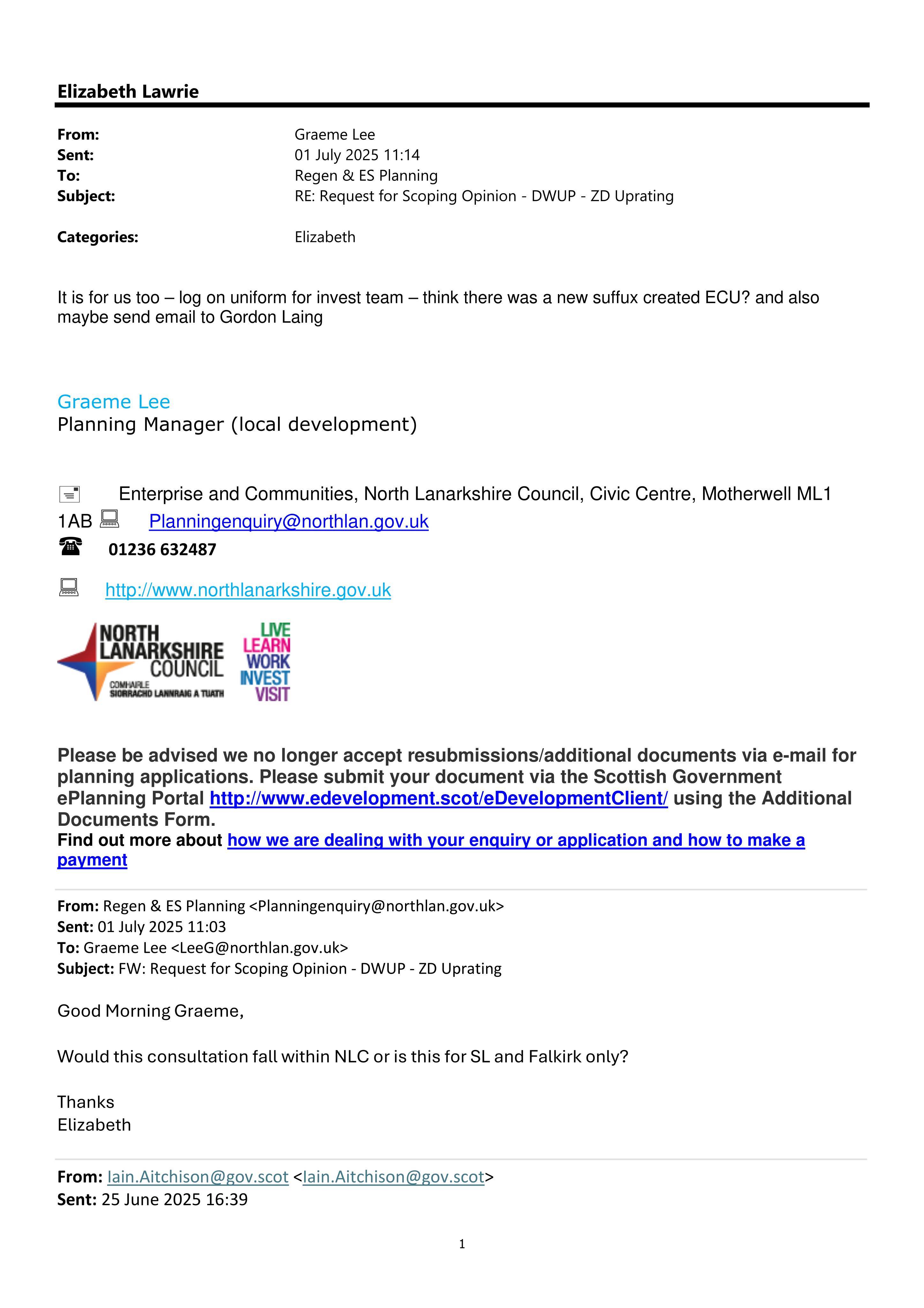Planning document