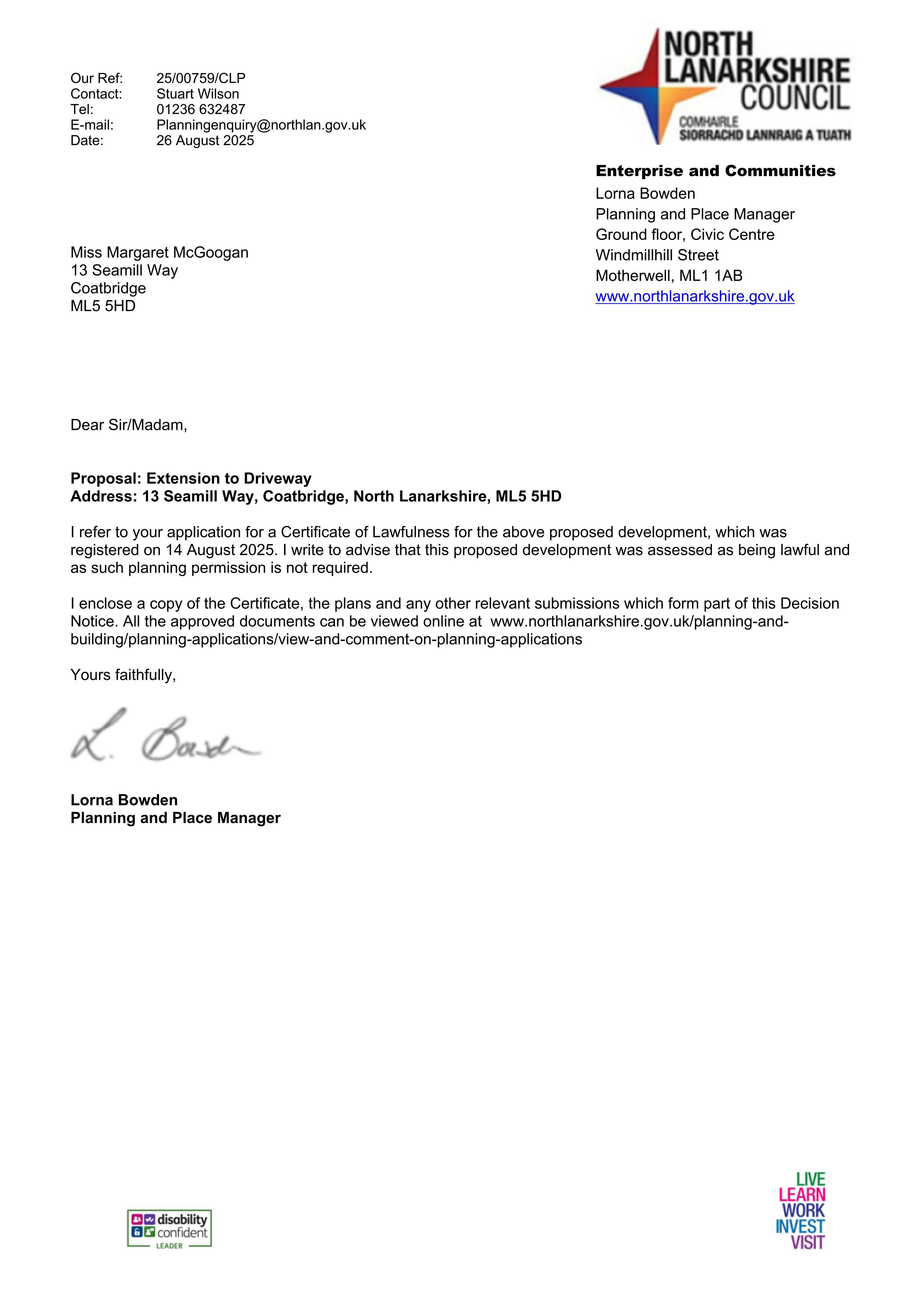 Planning document