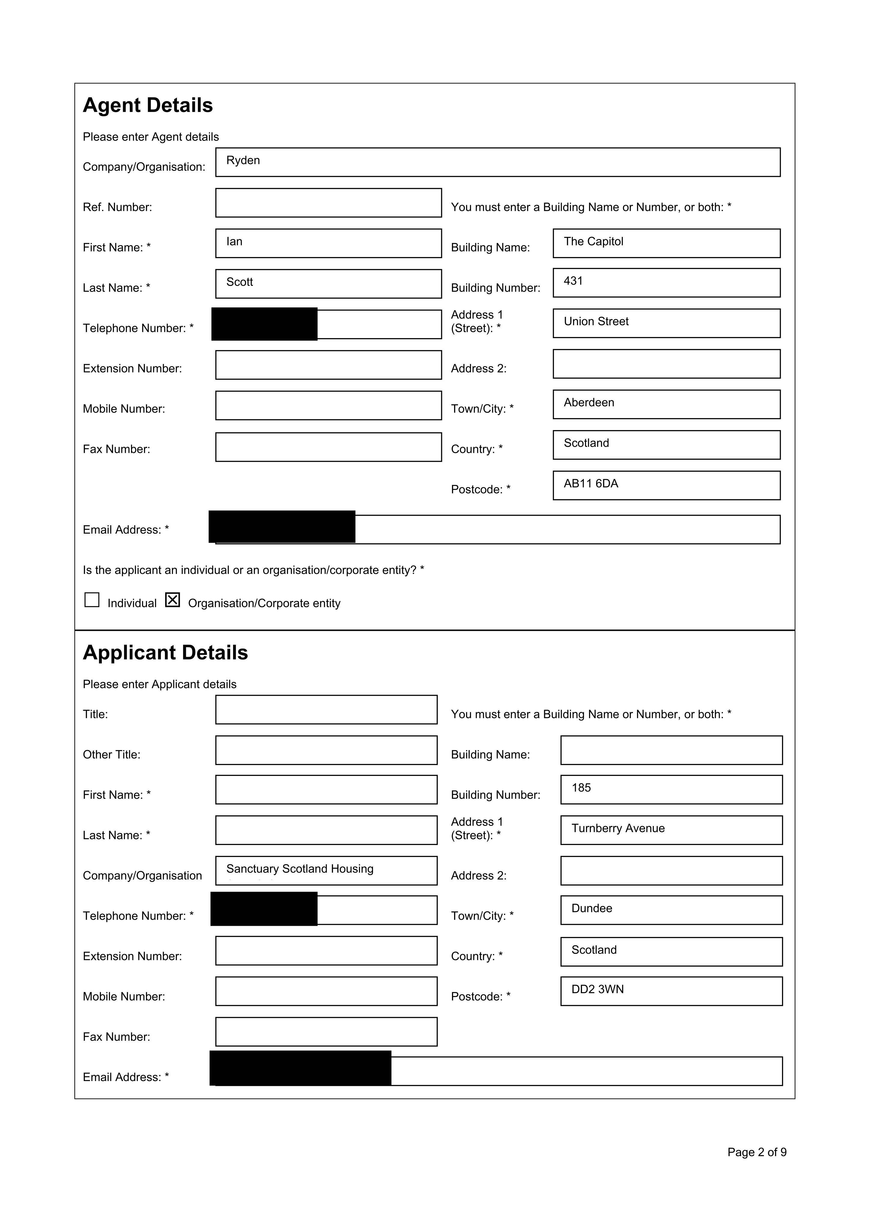 Planning document