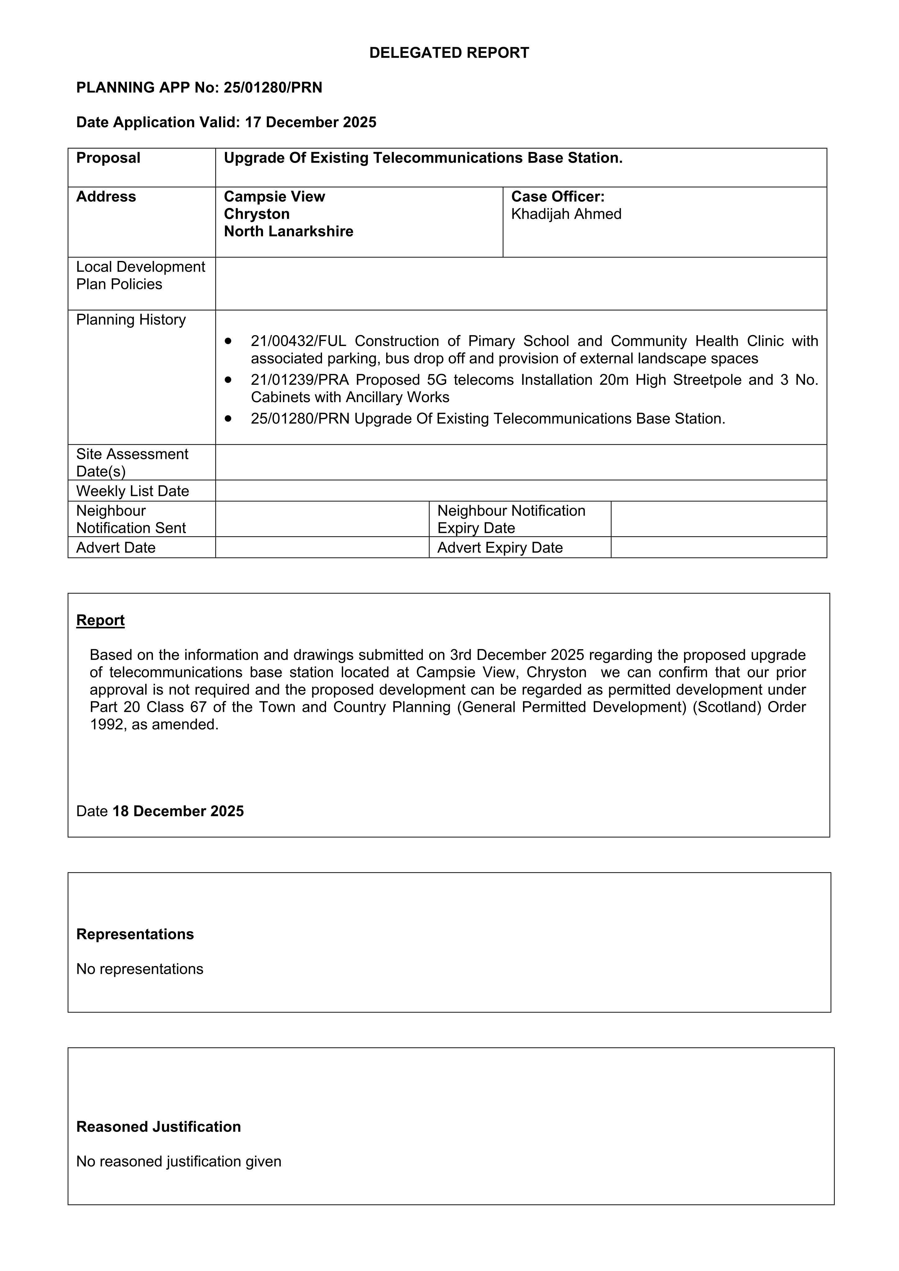 Planning document
