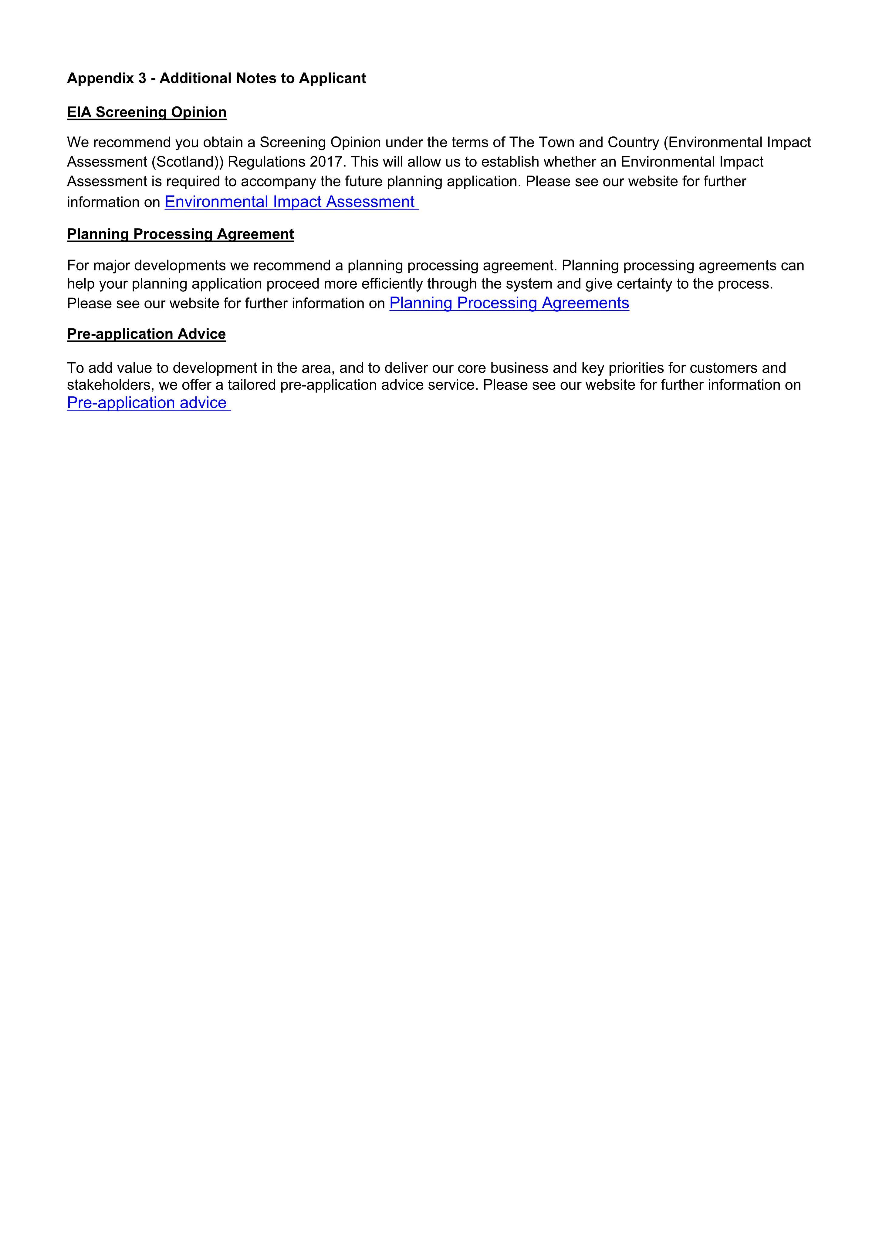 Planning document