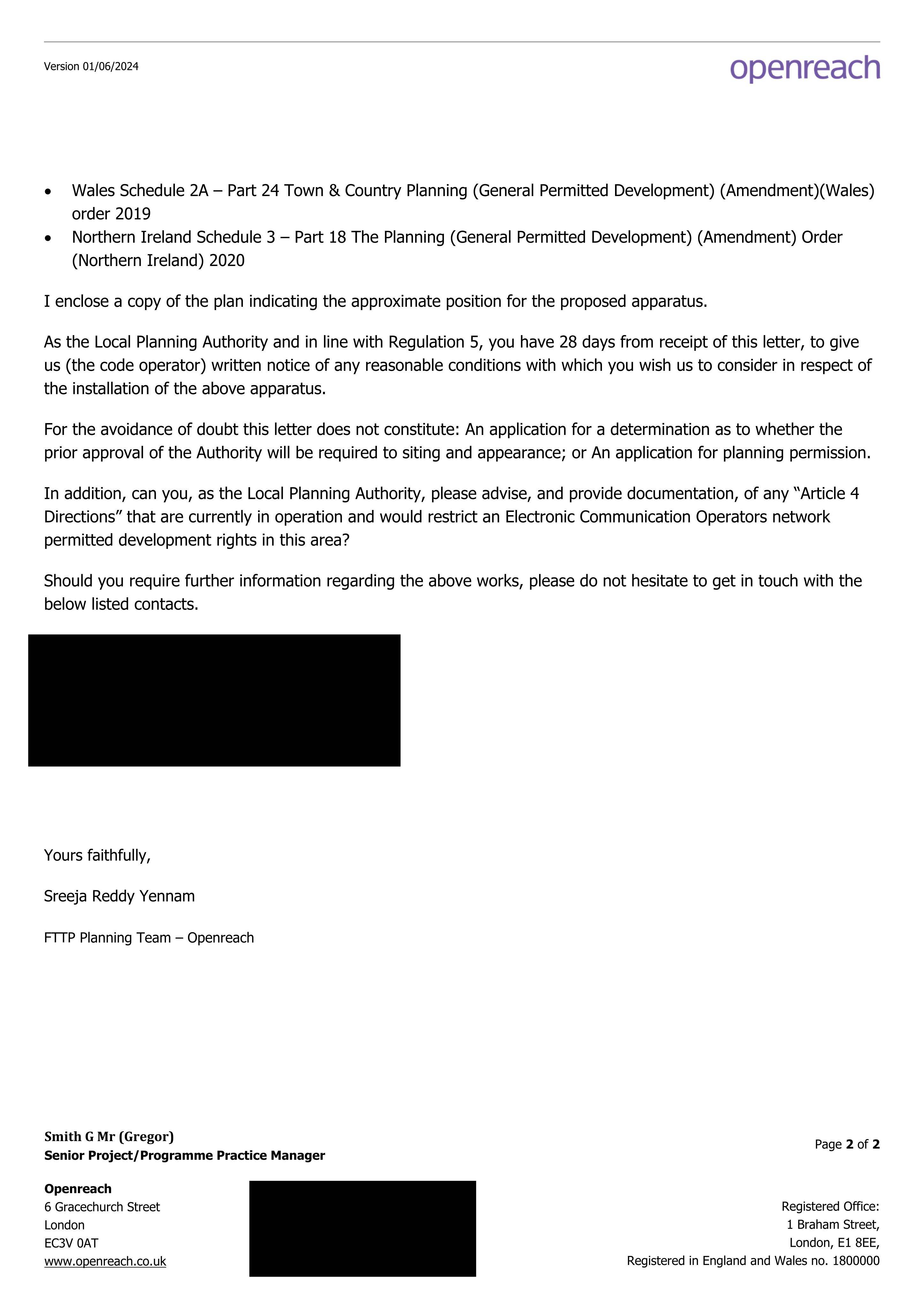 Planning document