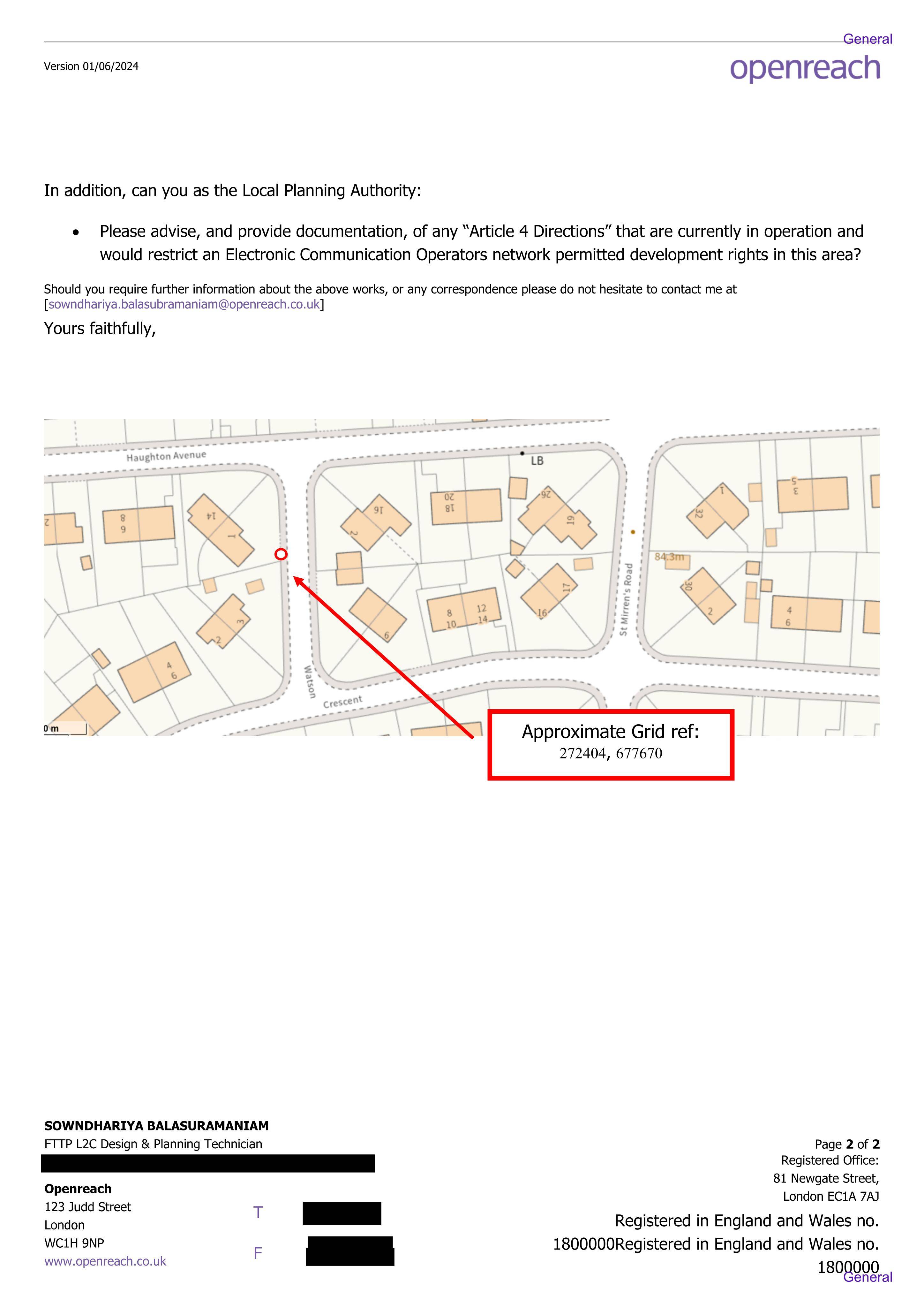Planning document