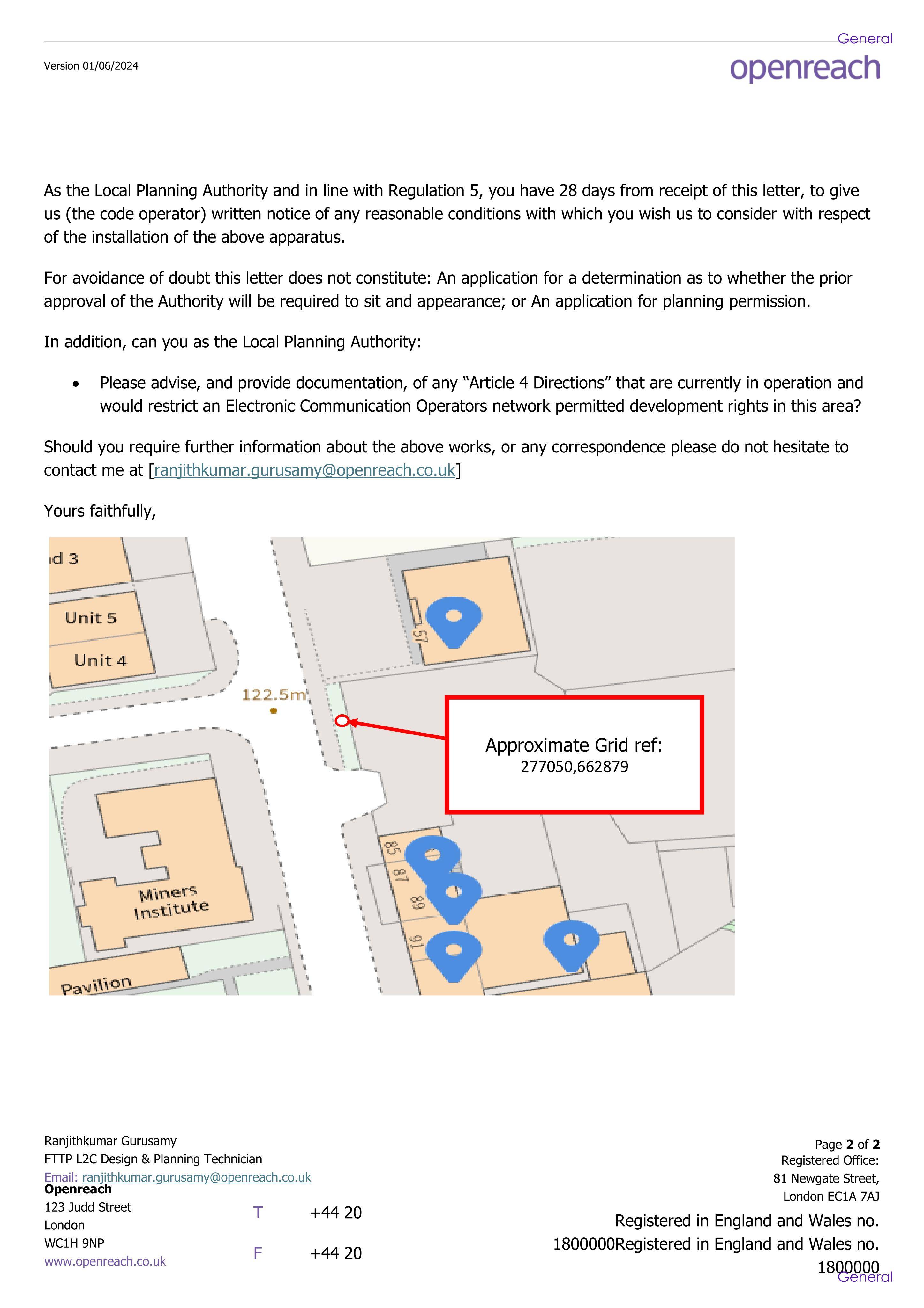 Planning document