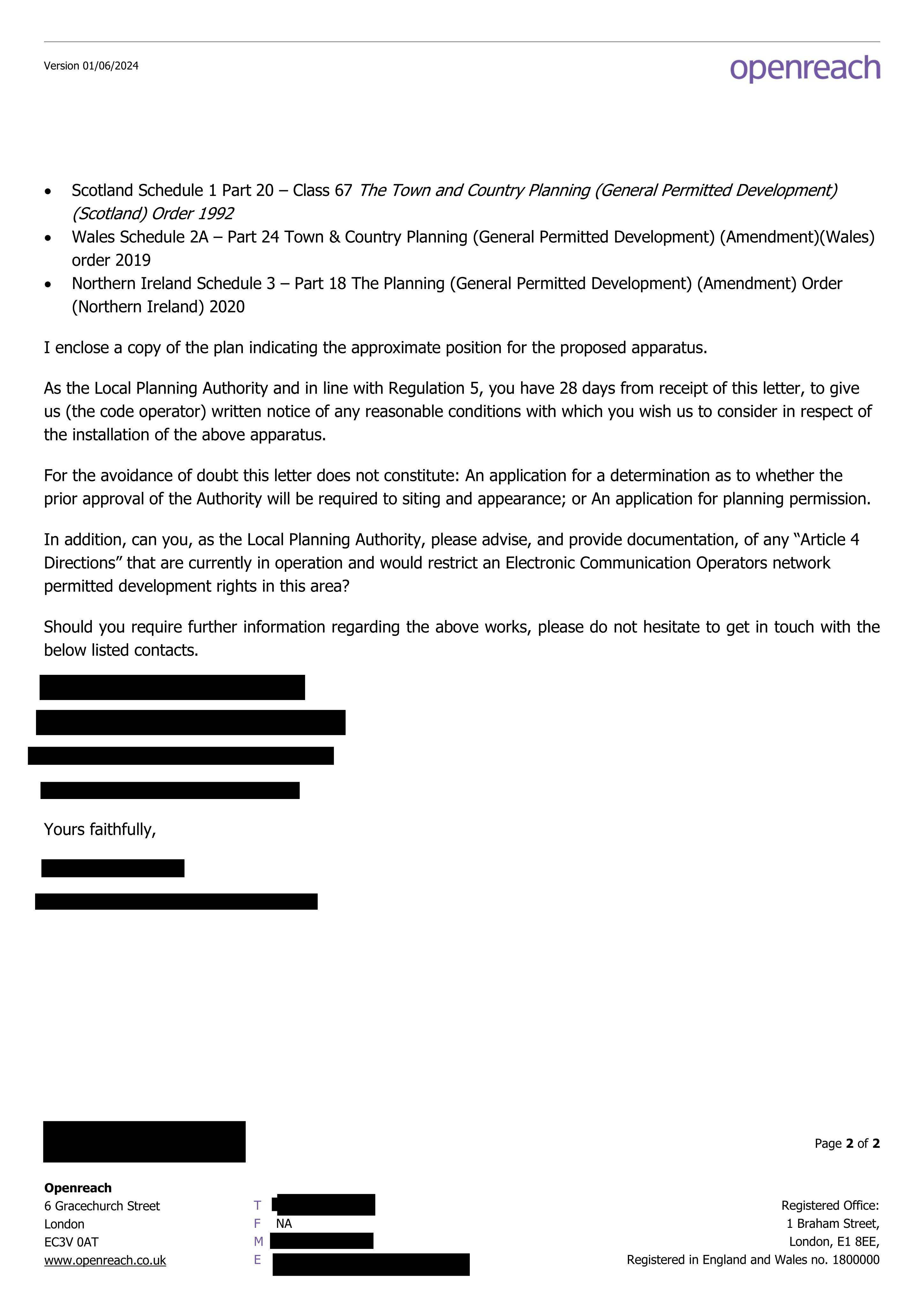 Planning document