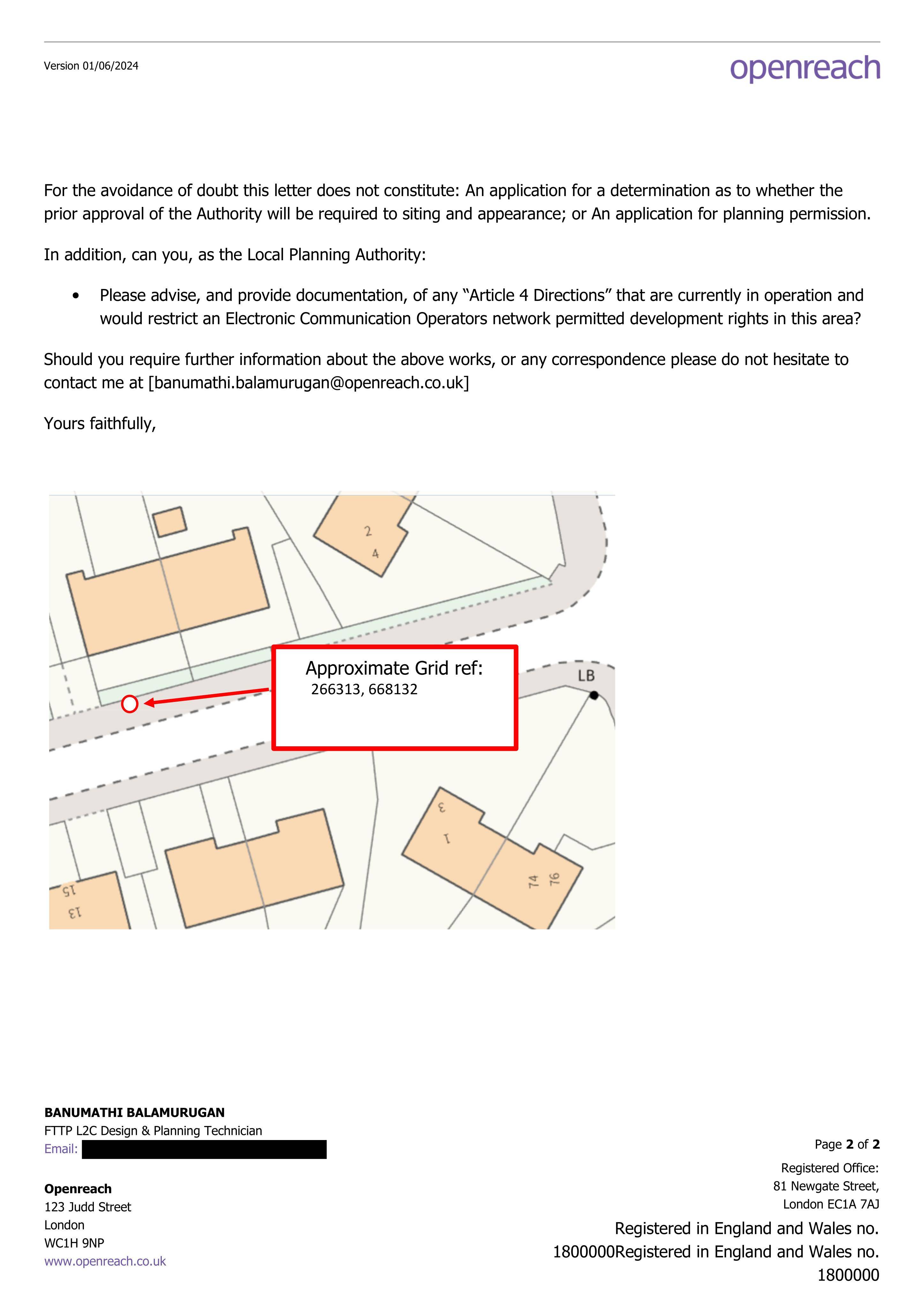 Planning document