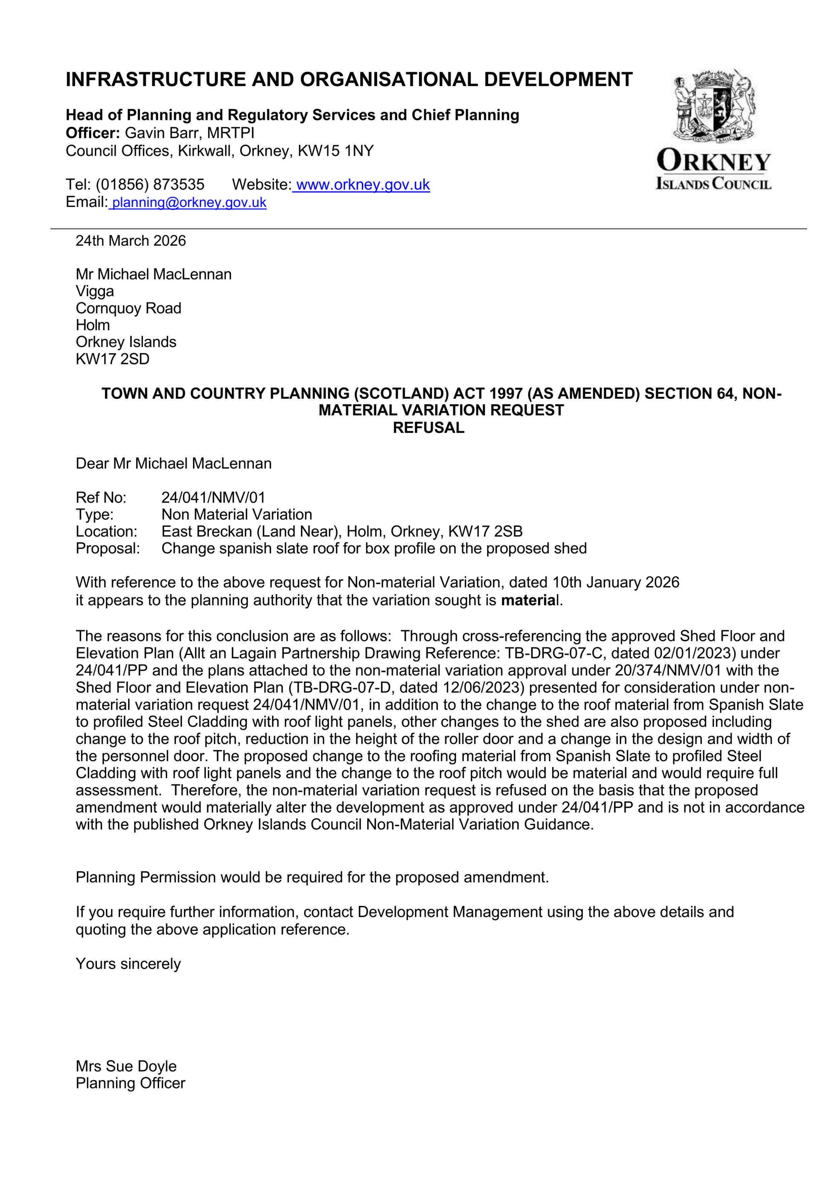 Planning document