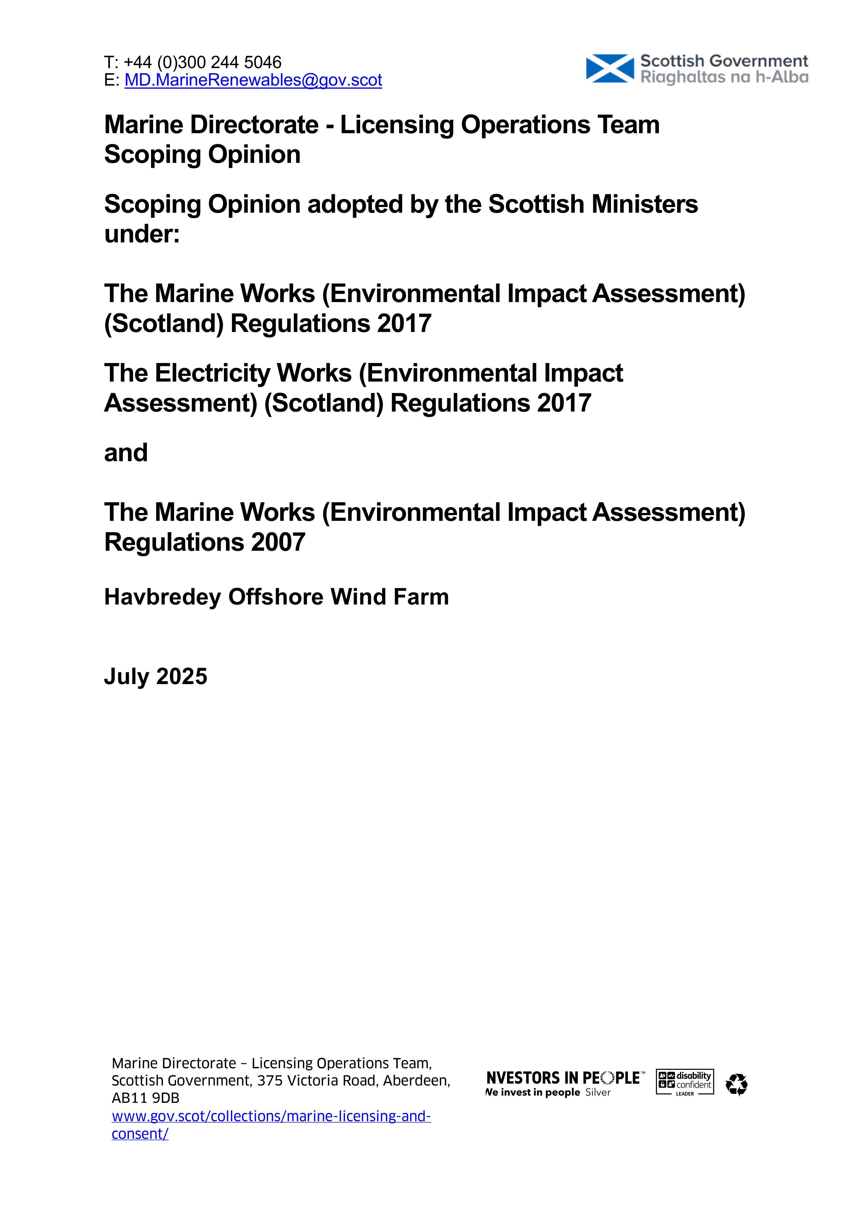 Planning document