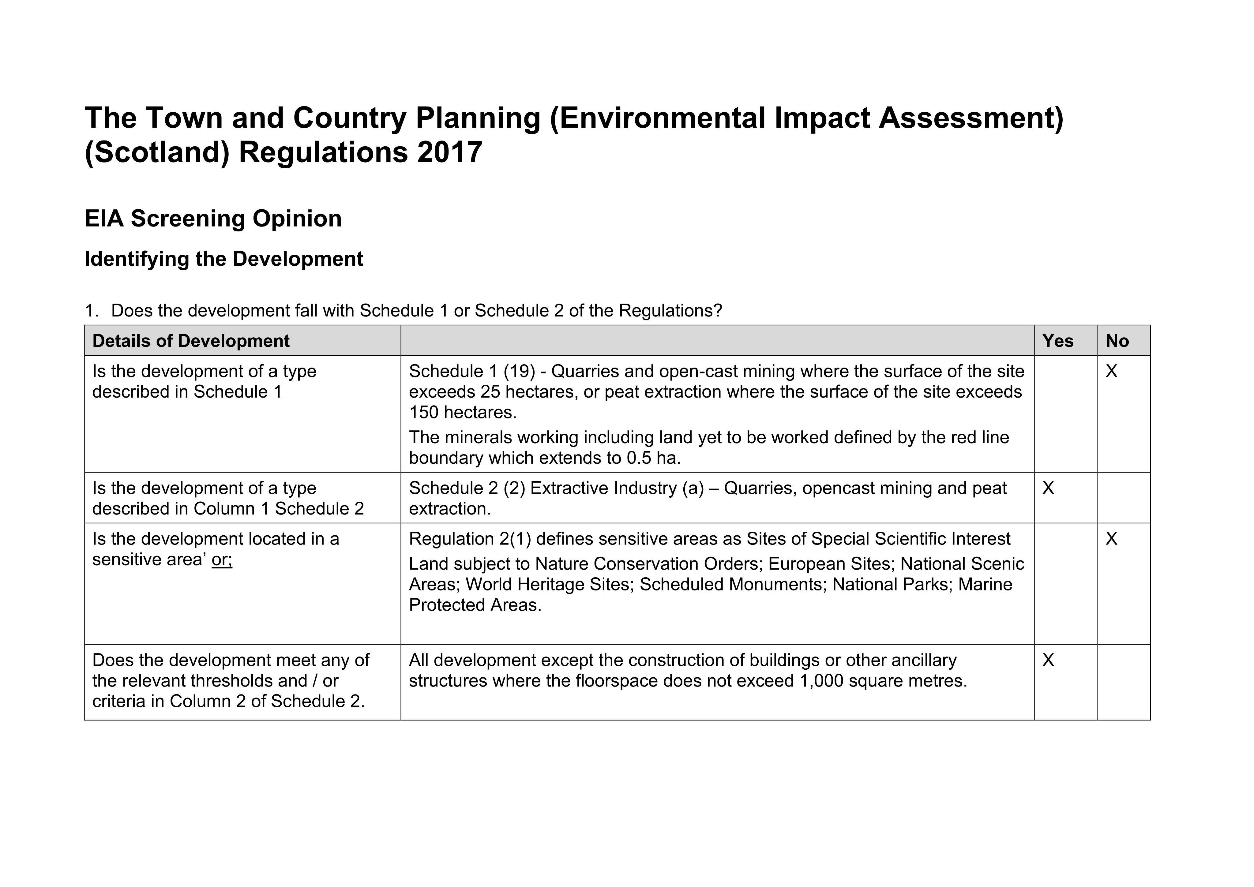 Planning document