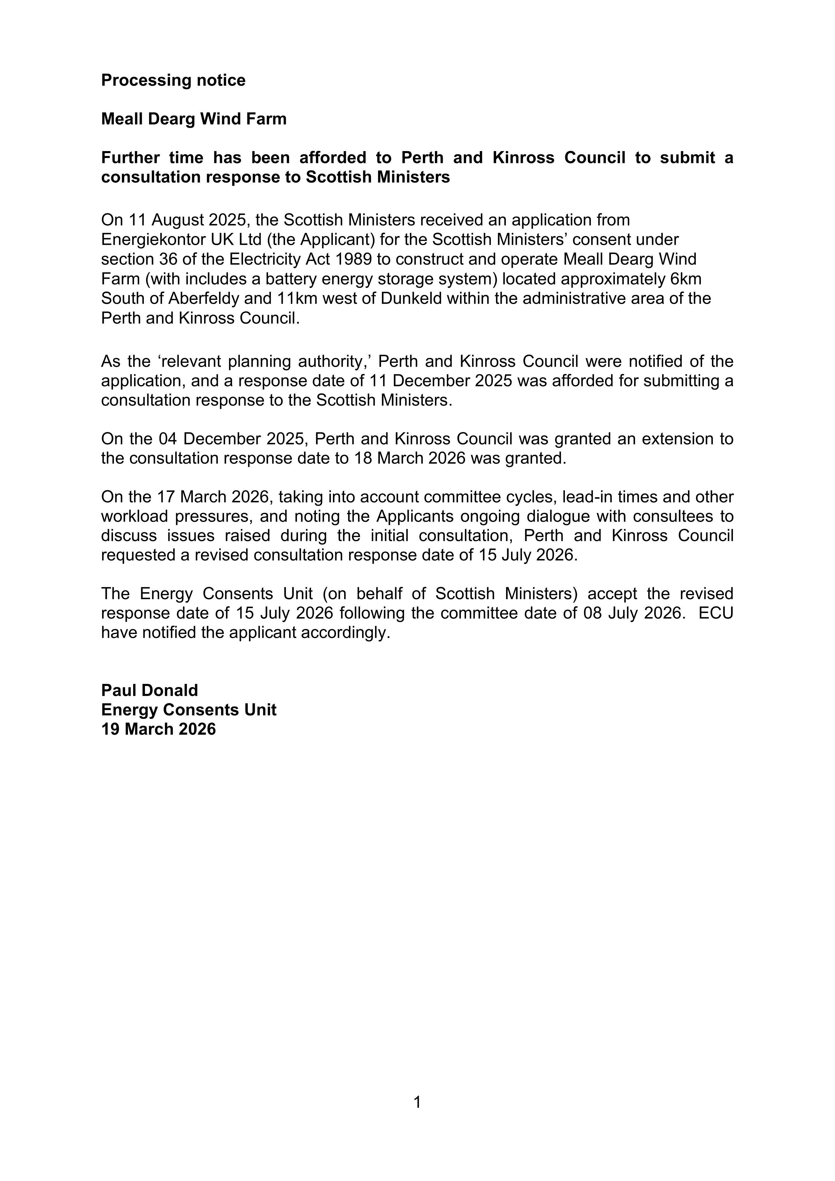Planning document