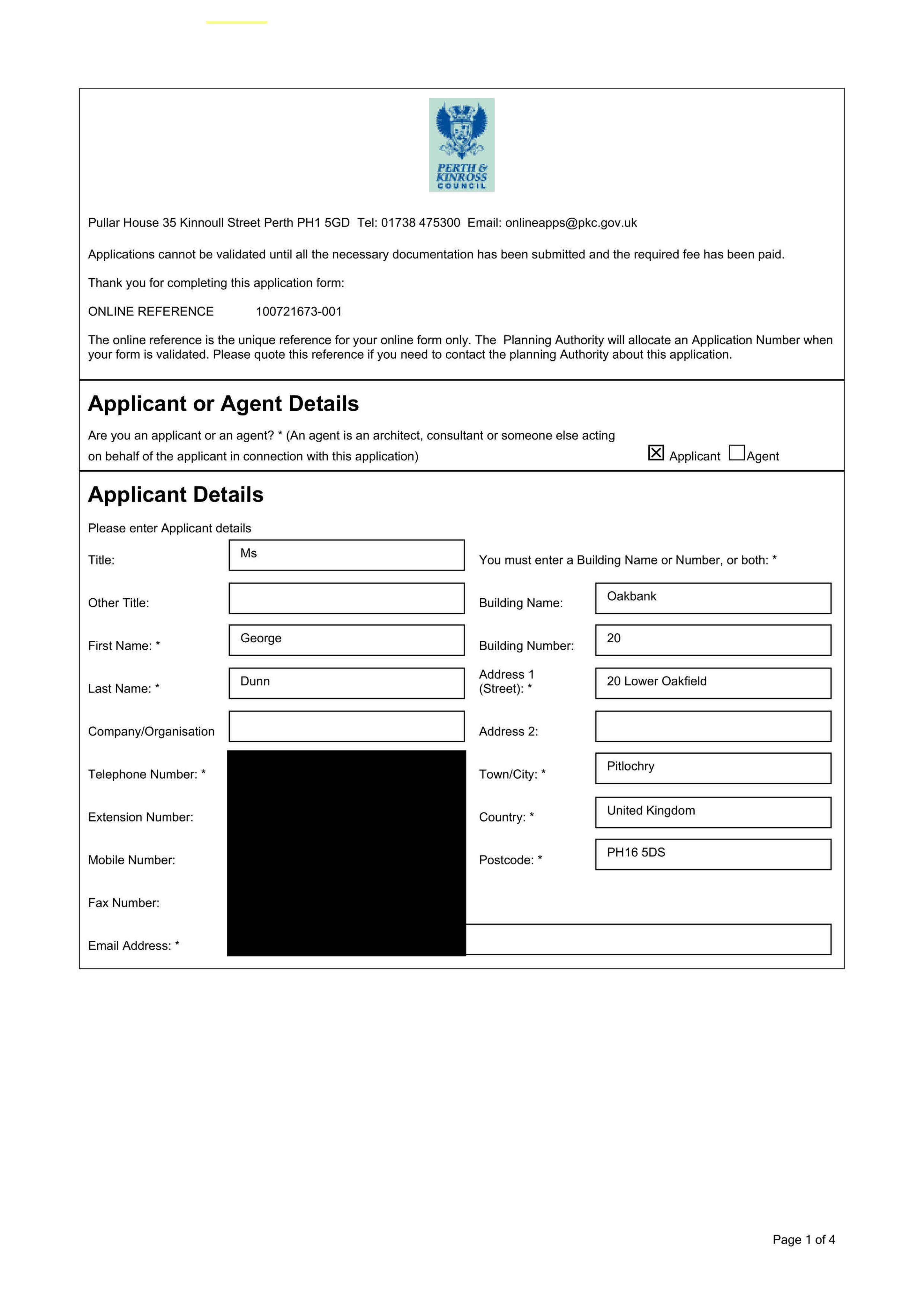 Planning document
