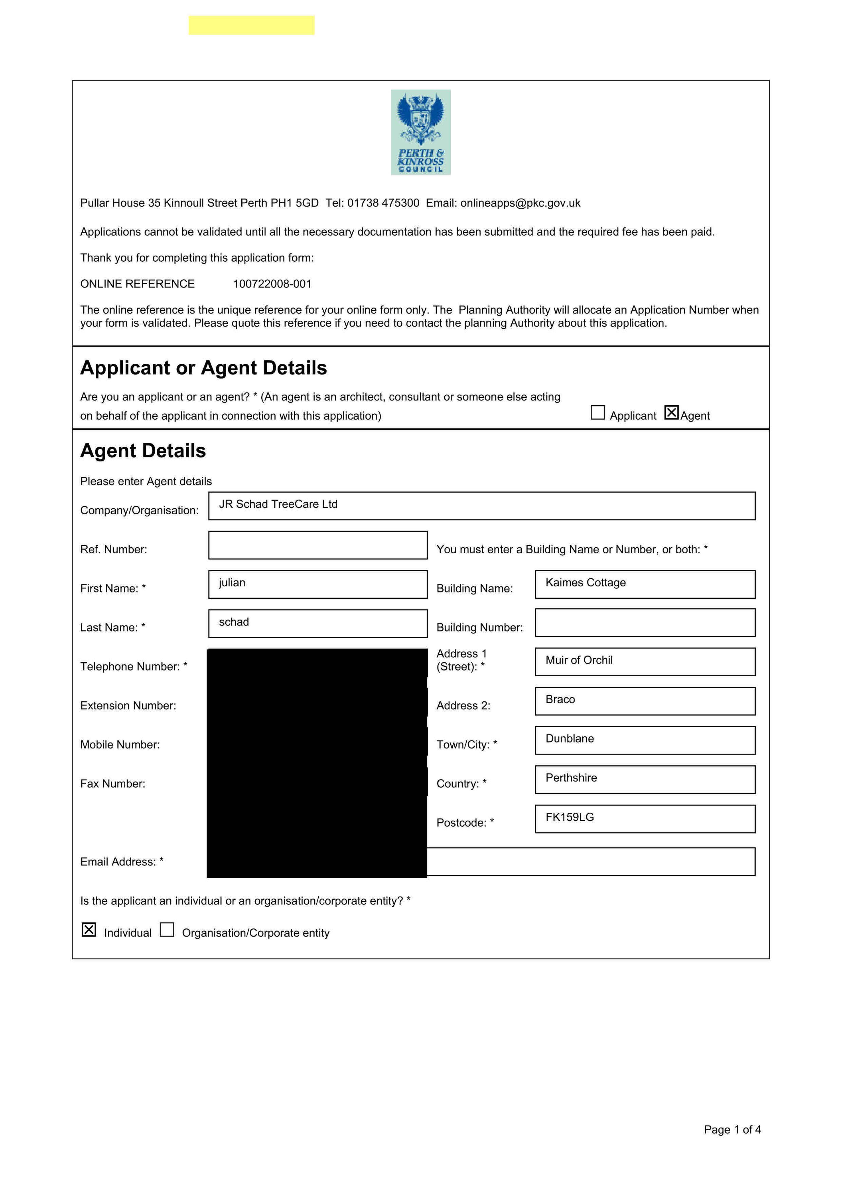 Planning document