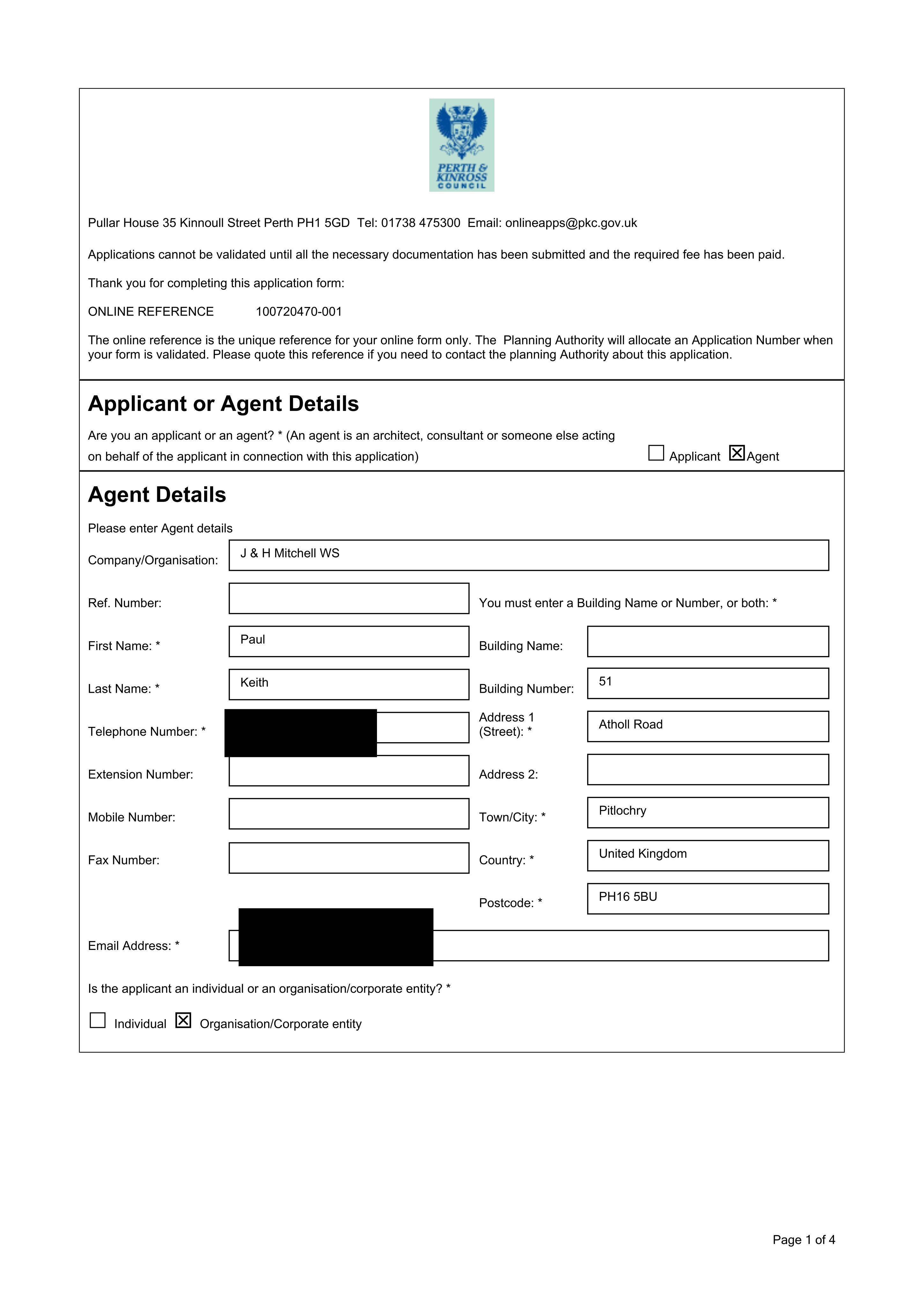 Planning document