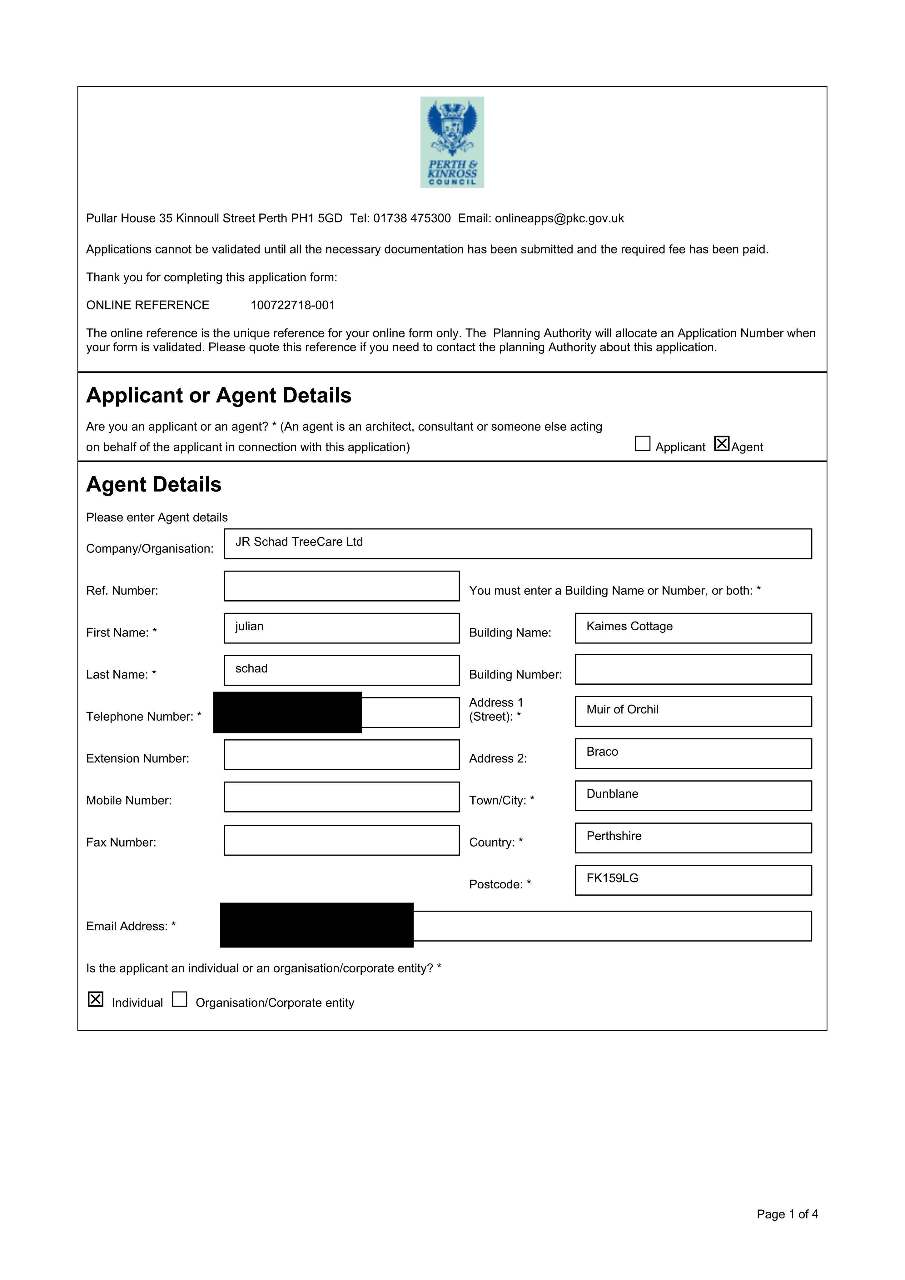Planning document