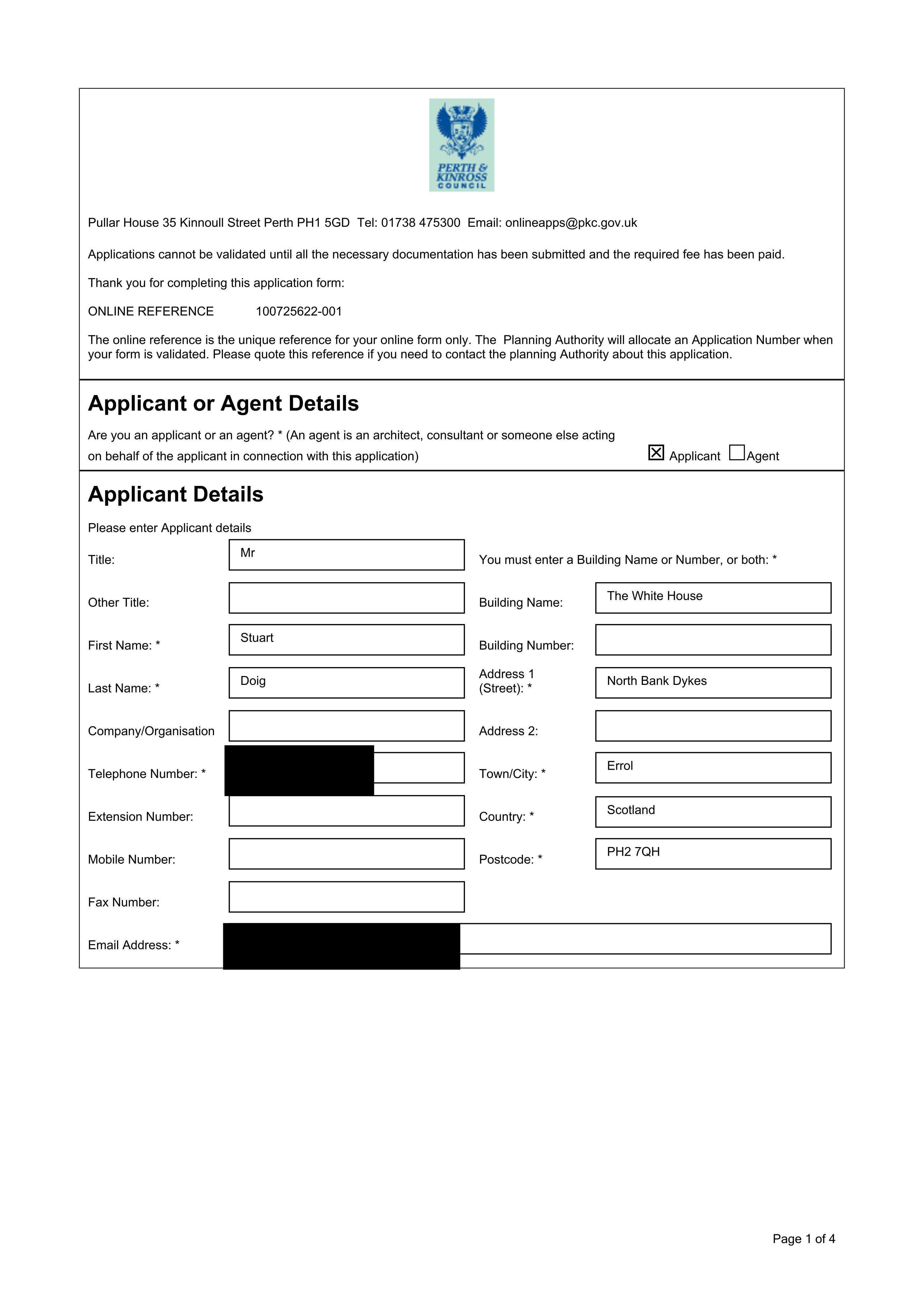 Planning document