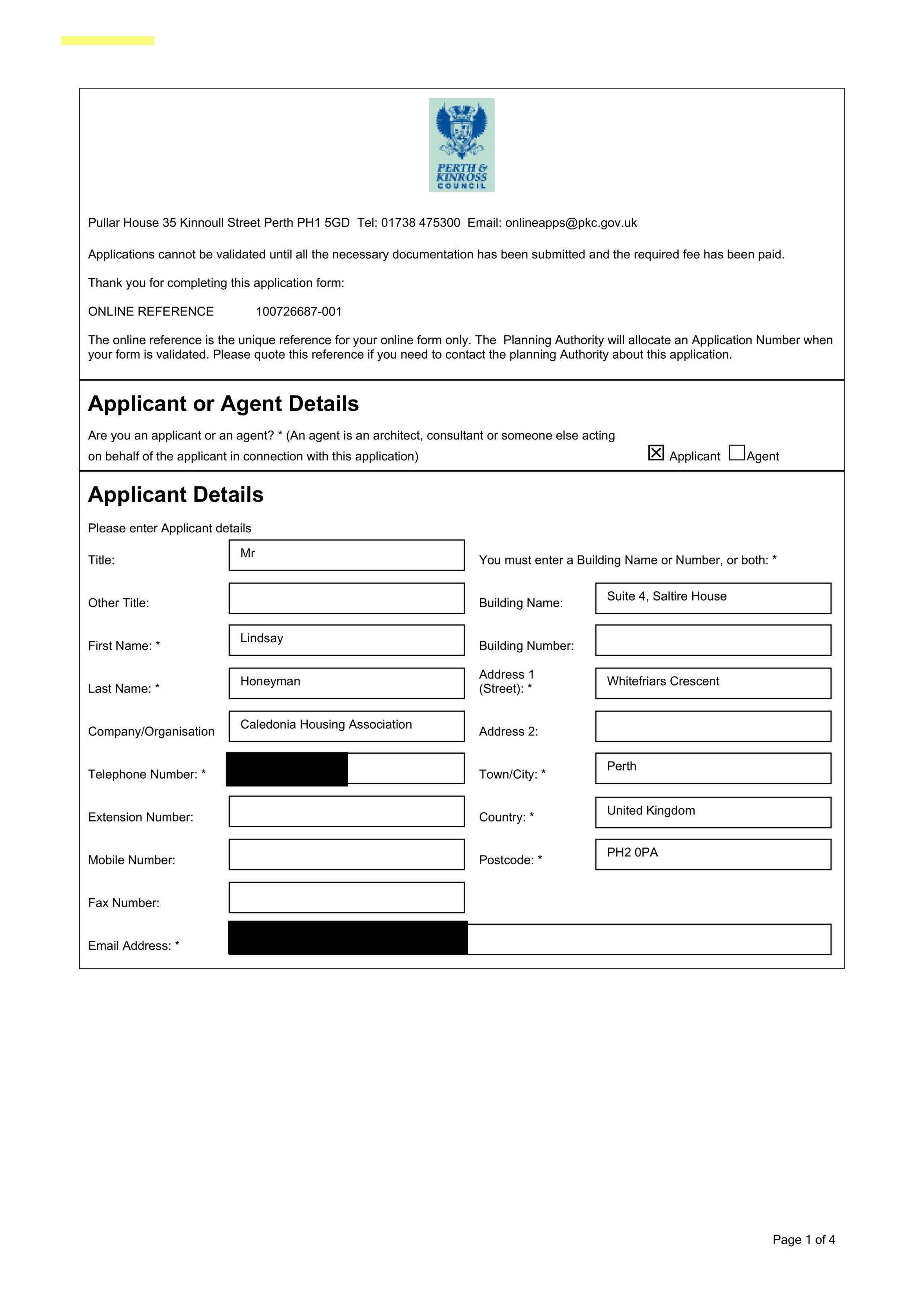 Planning document