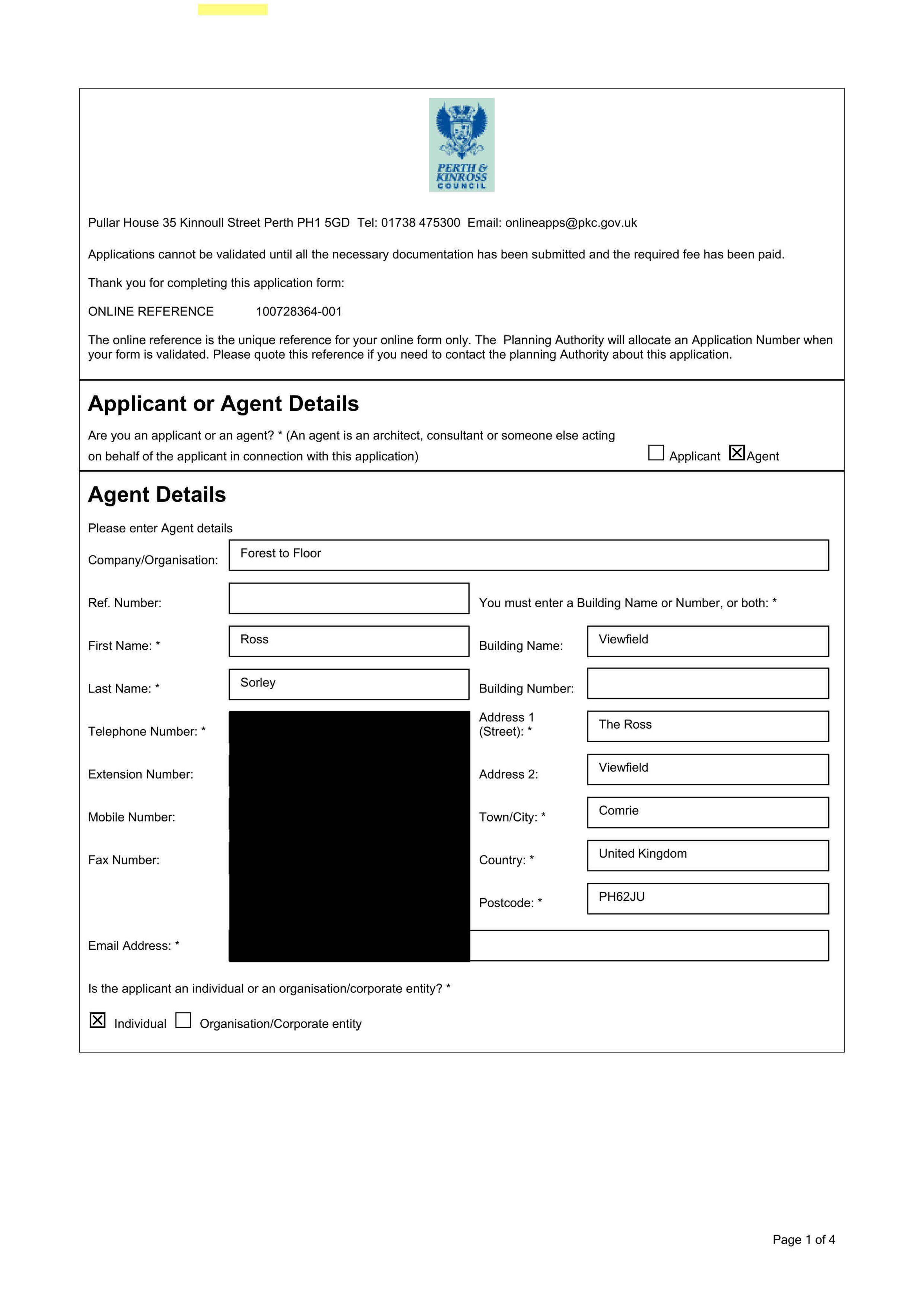 Planning document