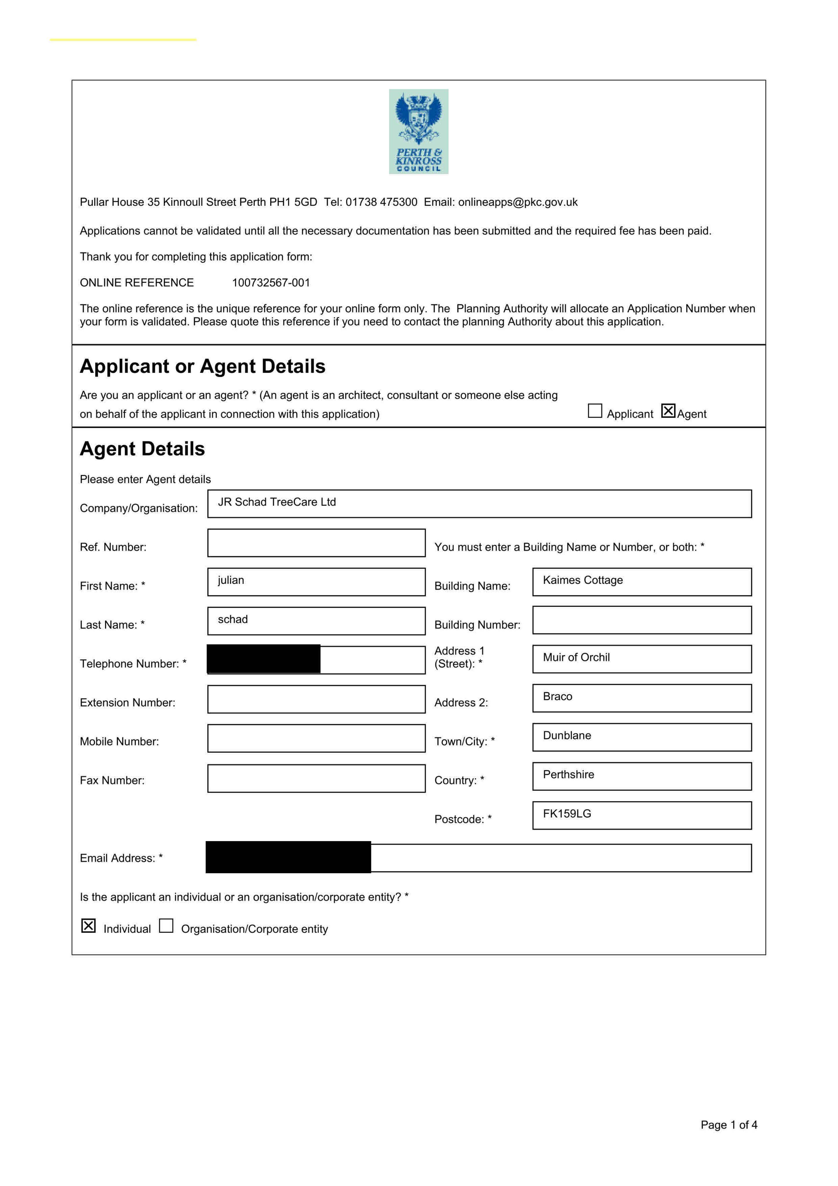 Planning document