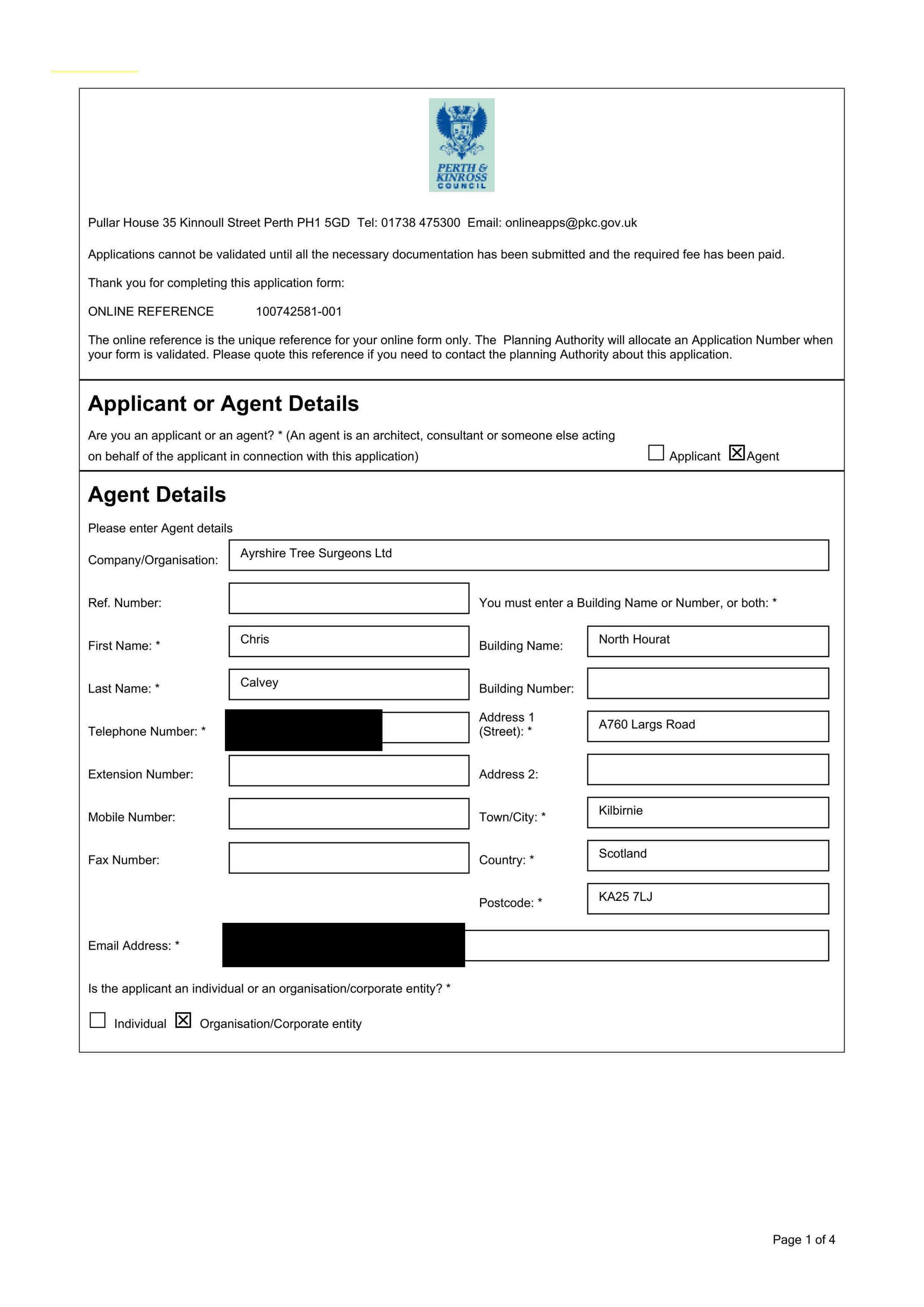 Planning document