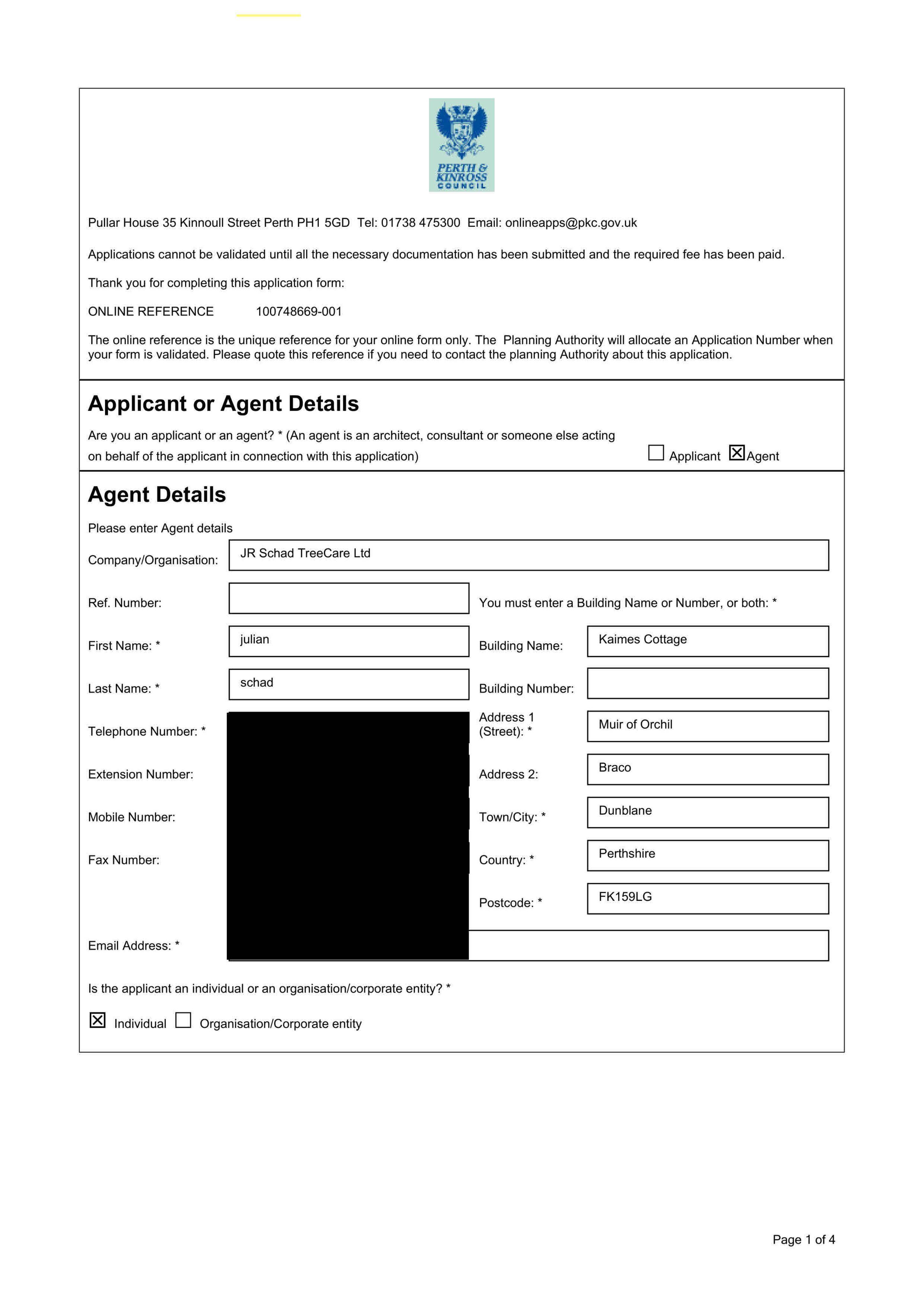 Planning document