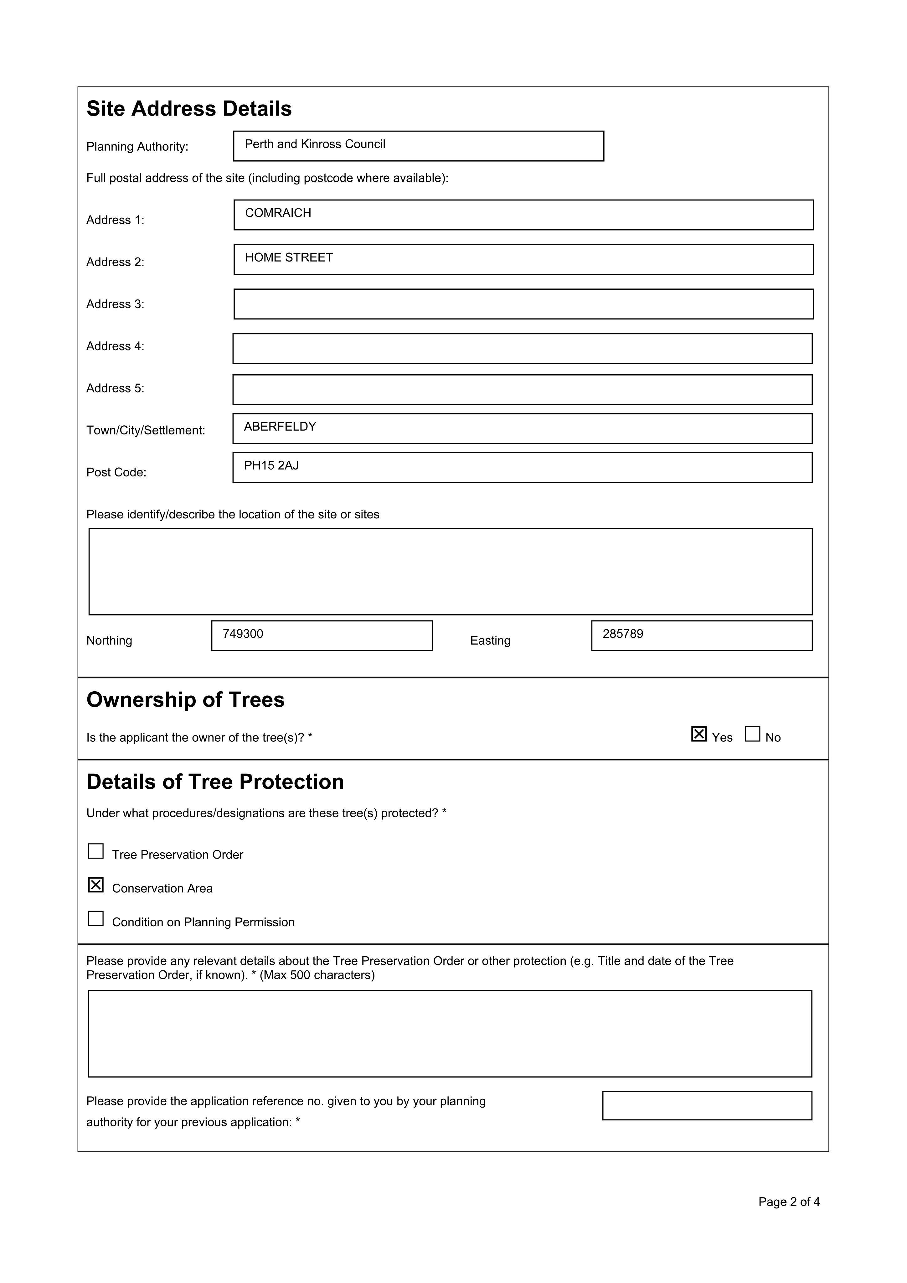 Planning document