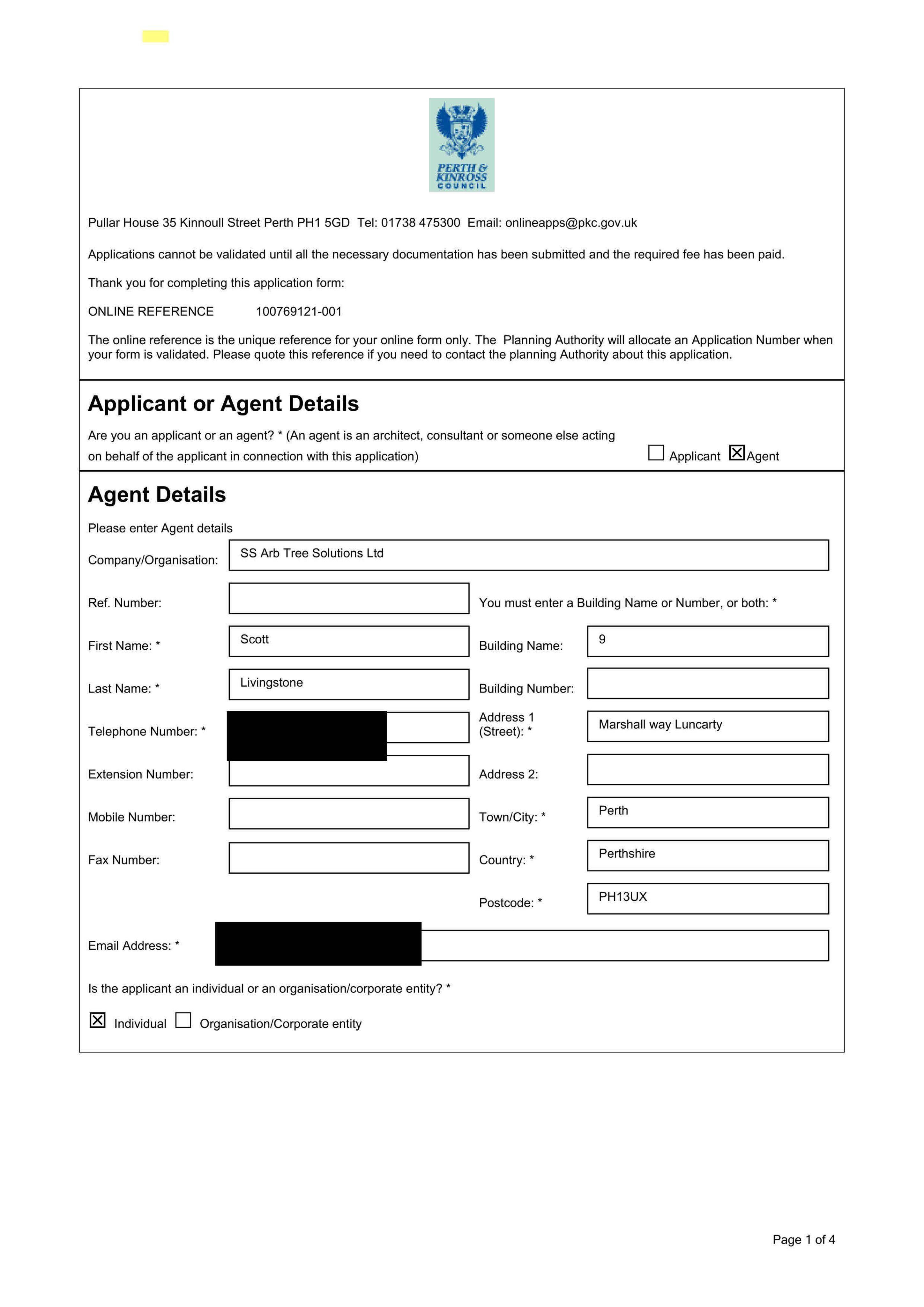Planning document