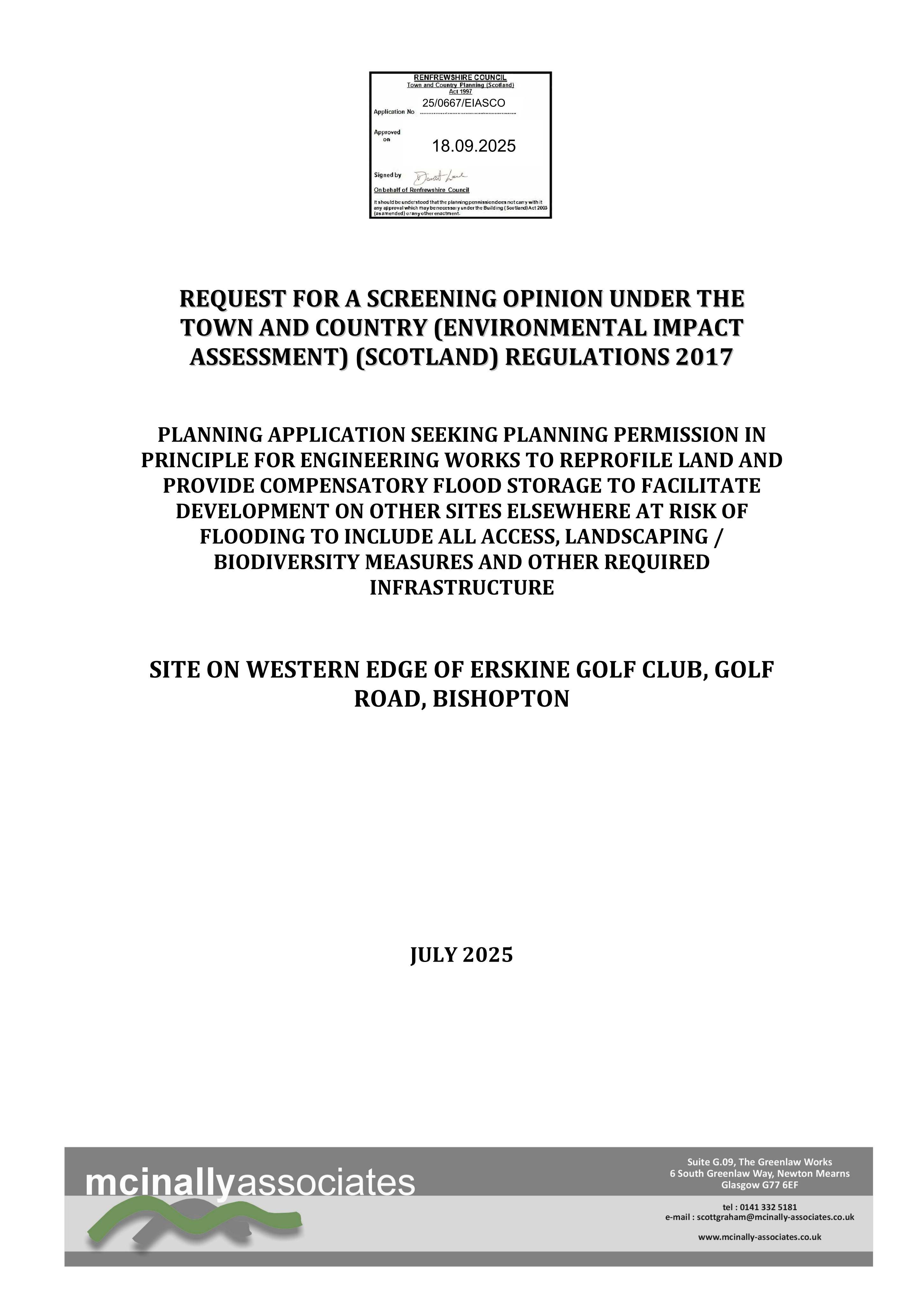 Planning document