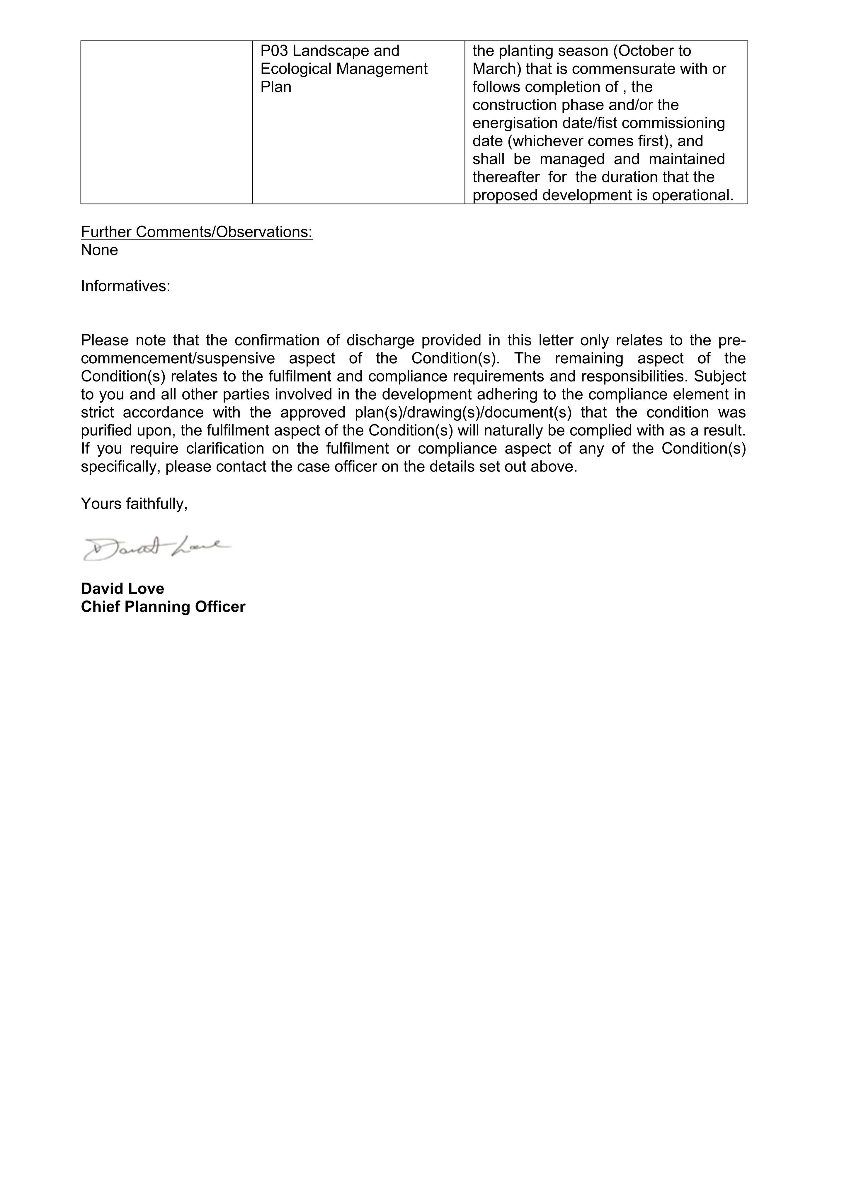Planning document