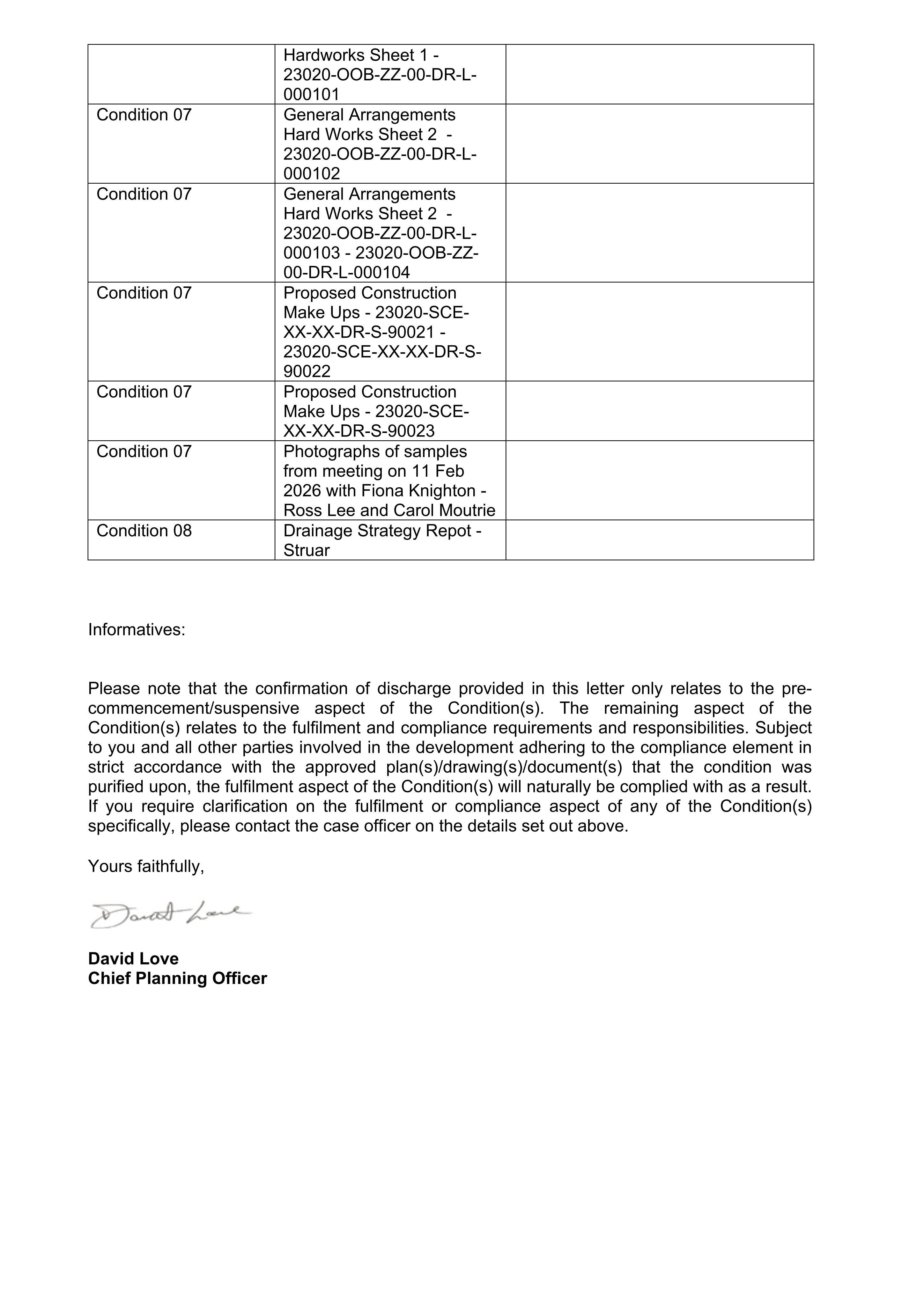Planning document