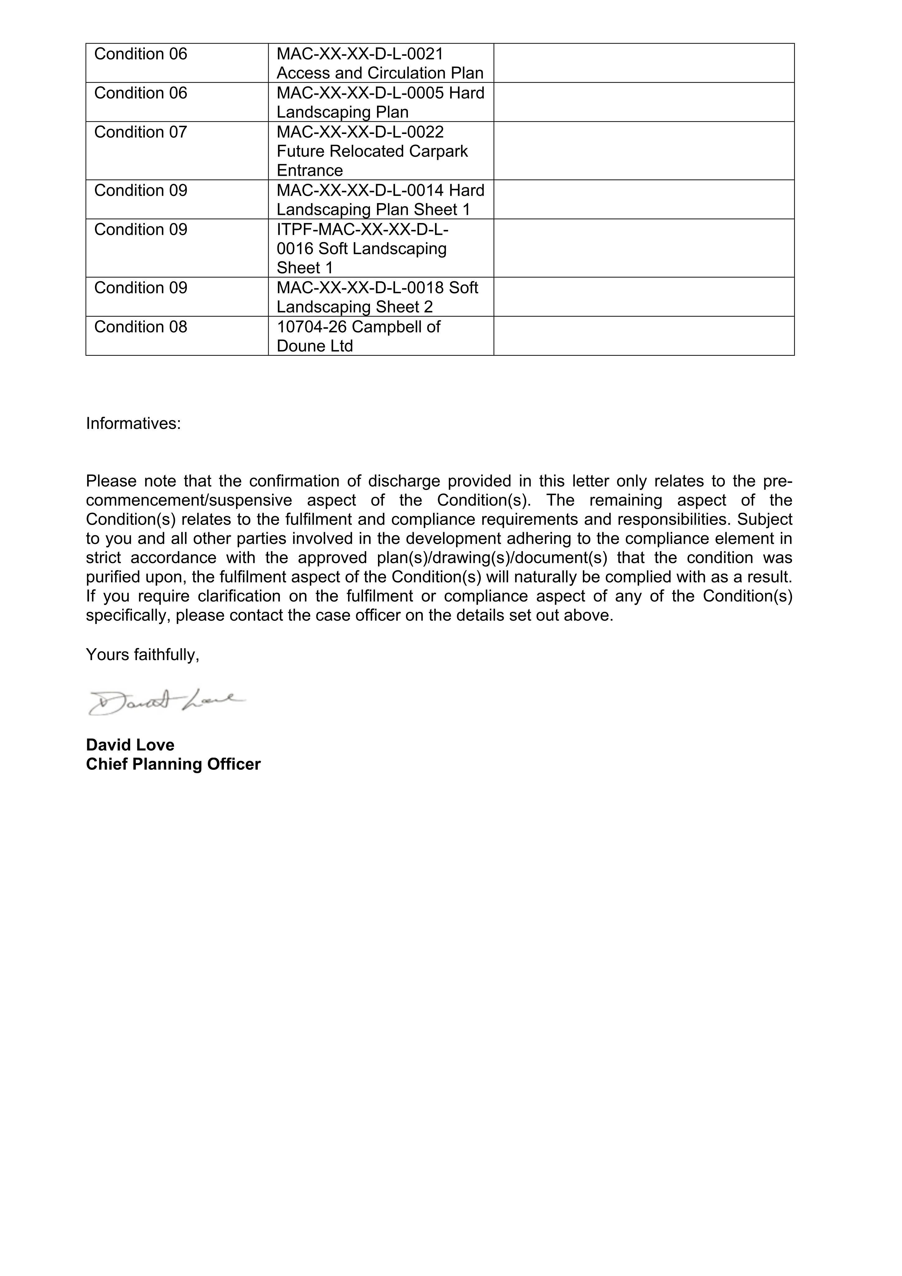 Planning document