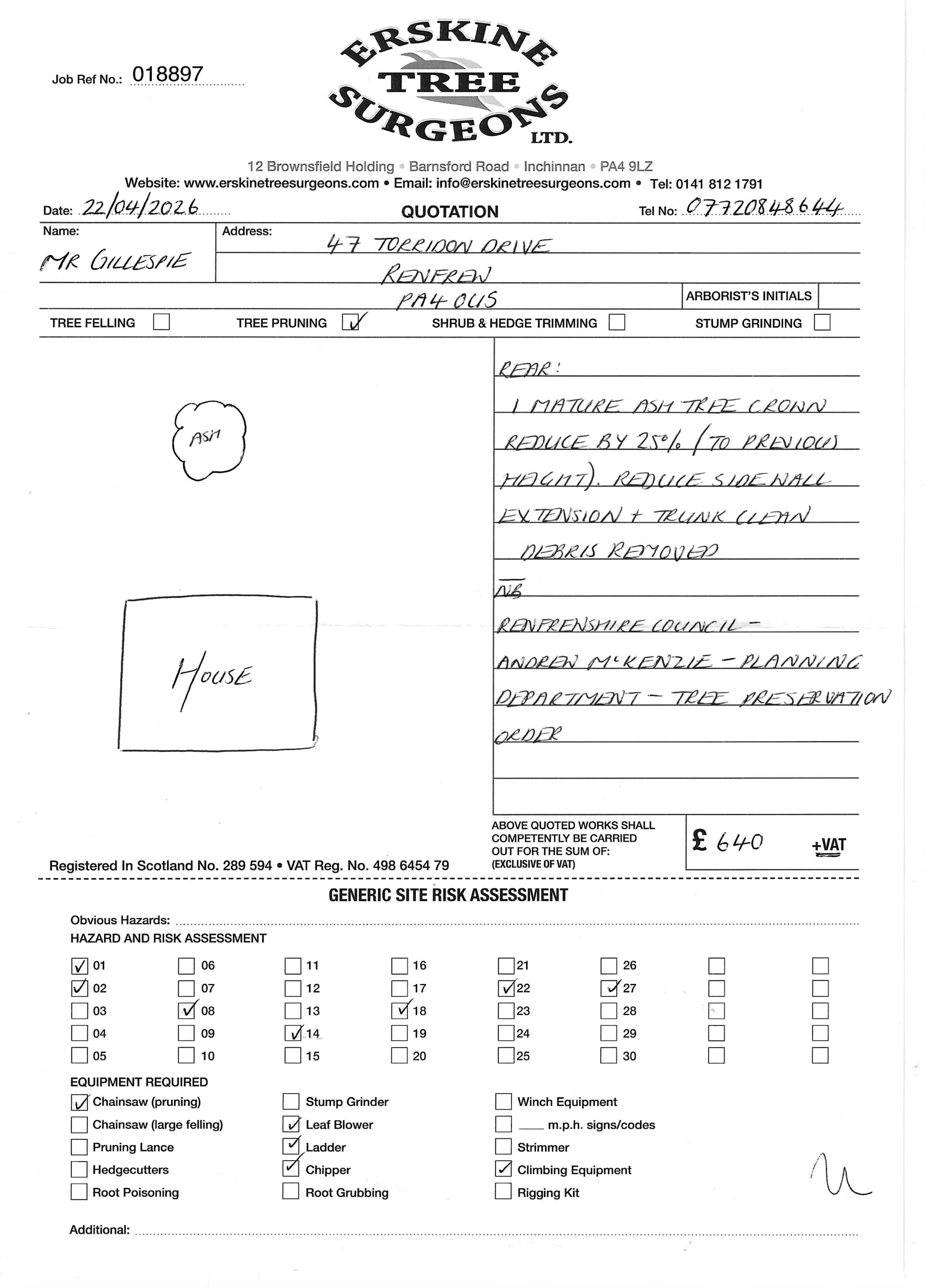 Planning document