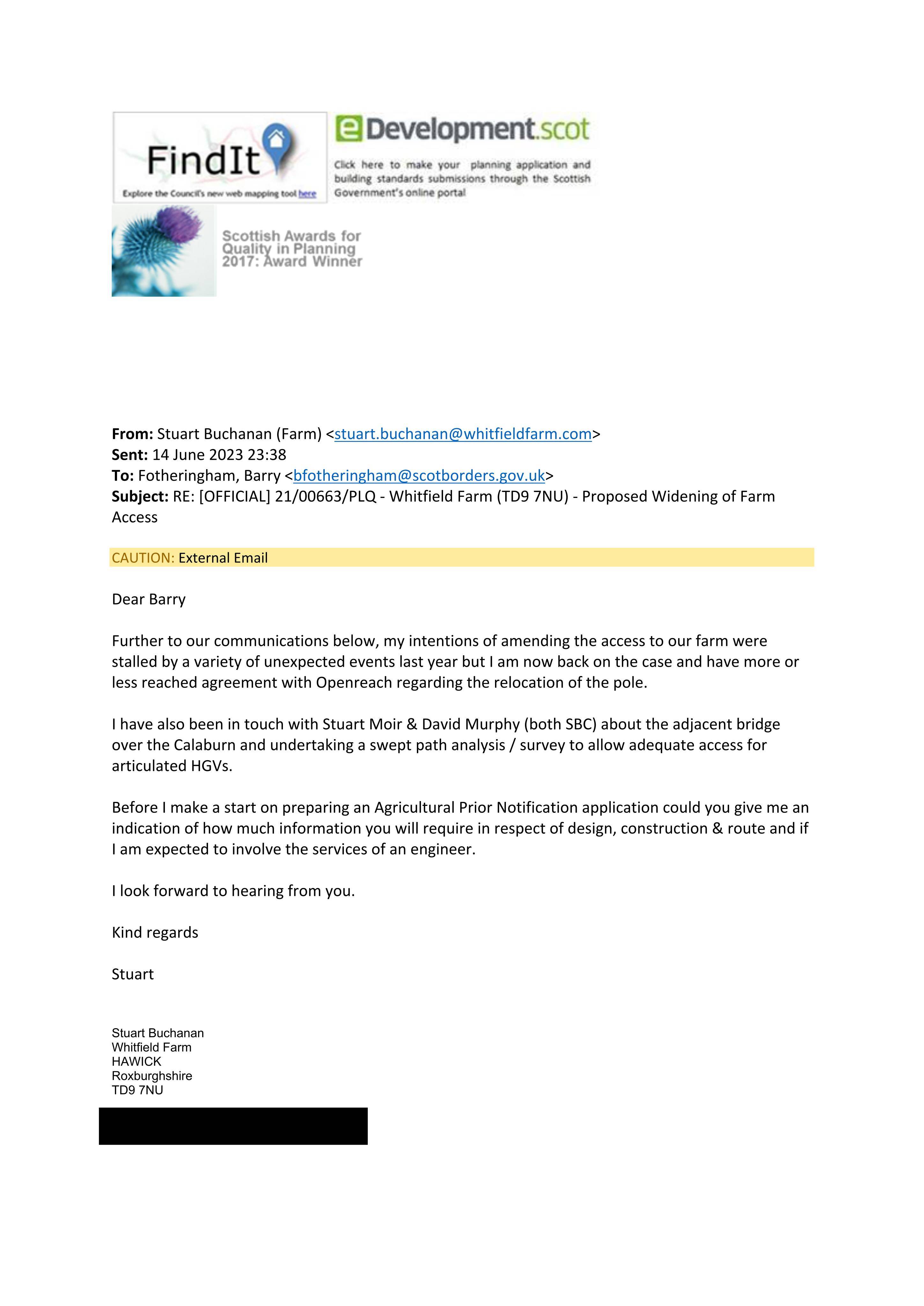 Planning document