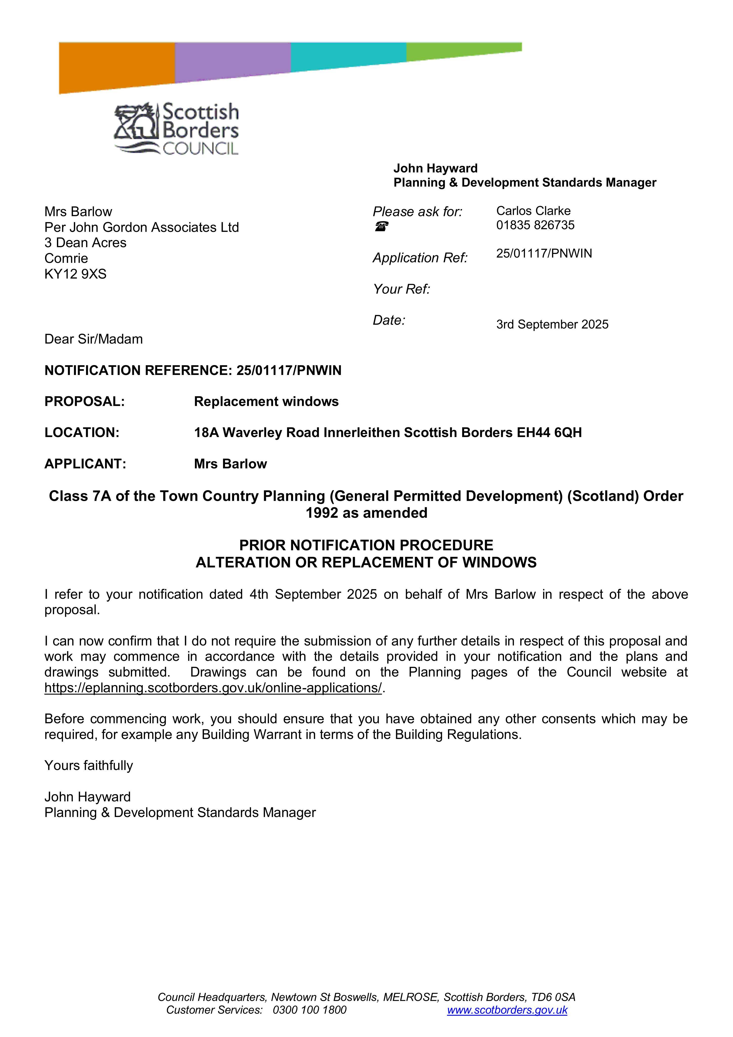 Planning document