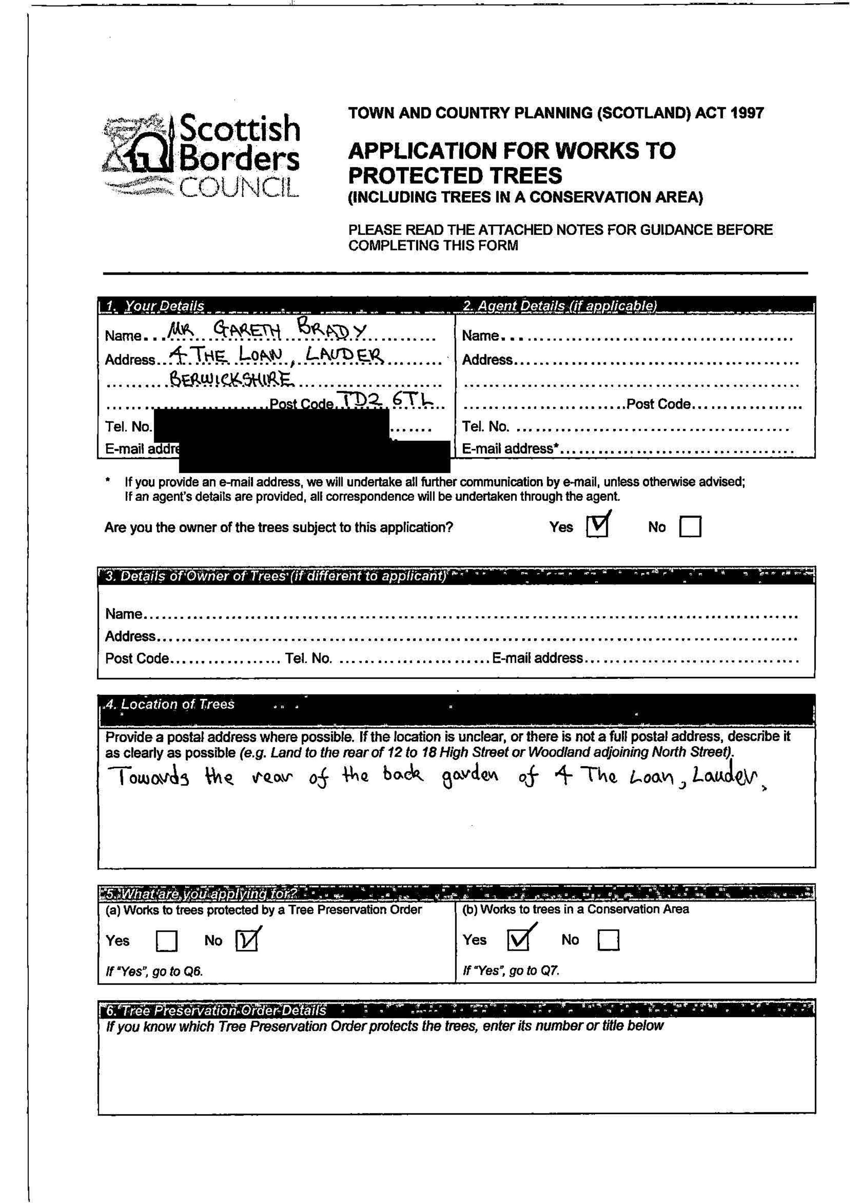 Planning document