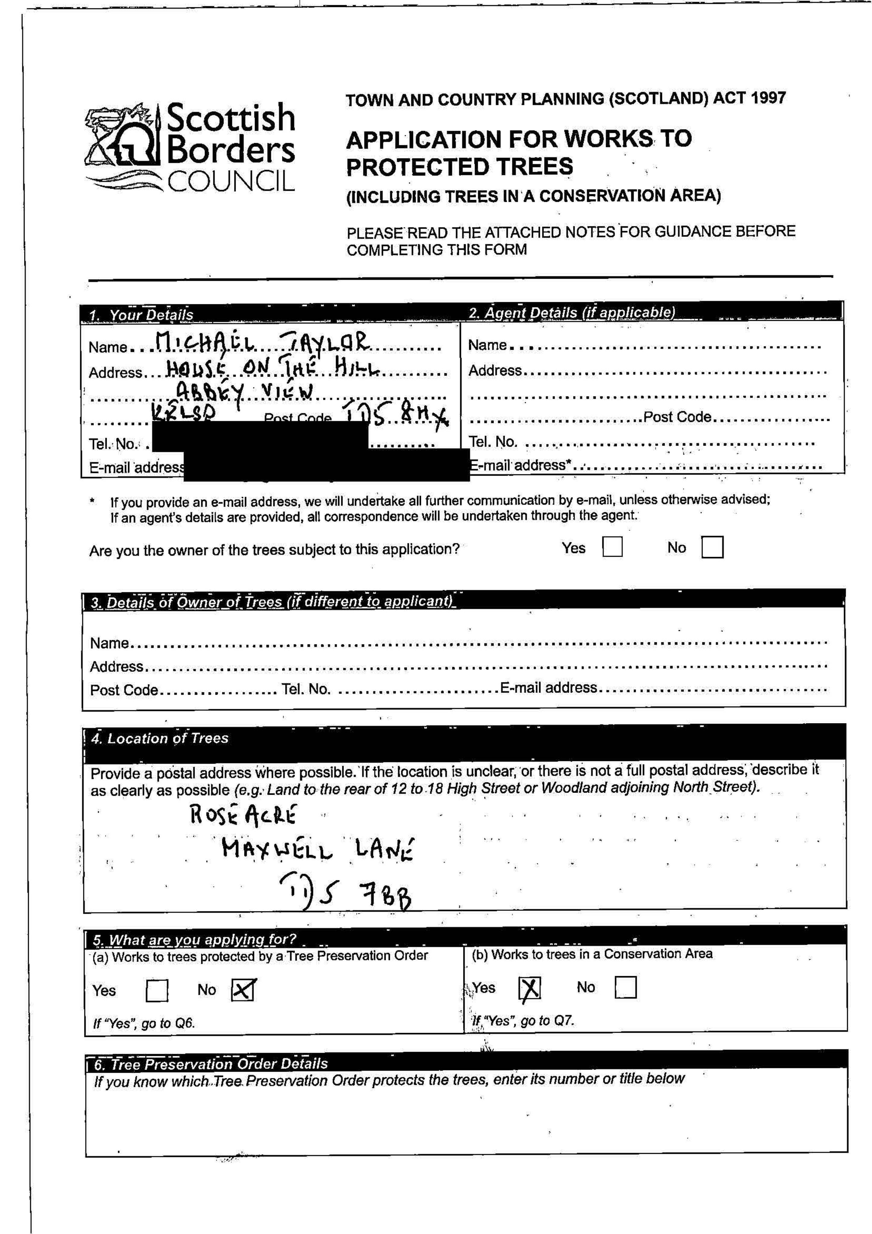 Planning document