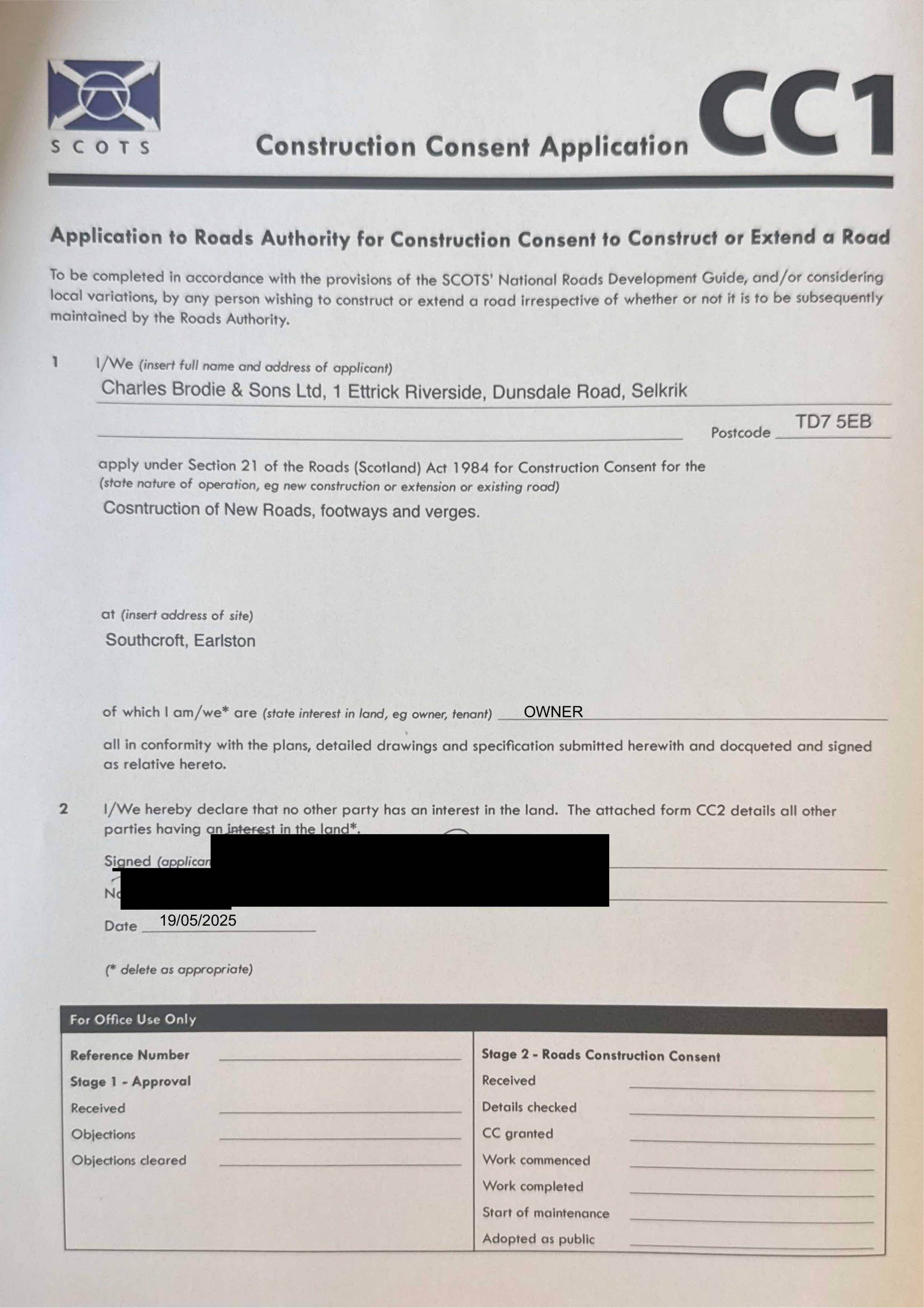 Planning document