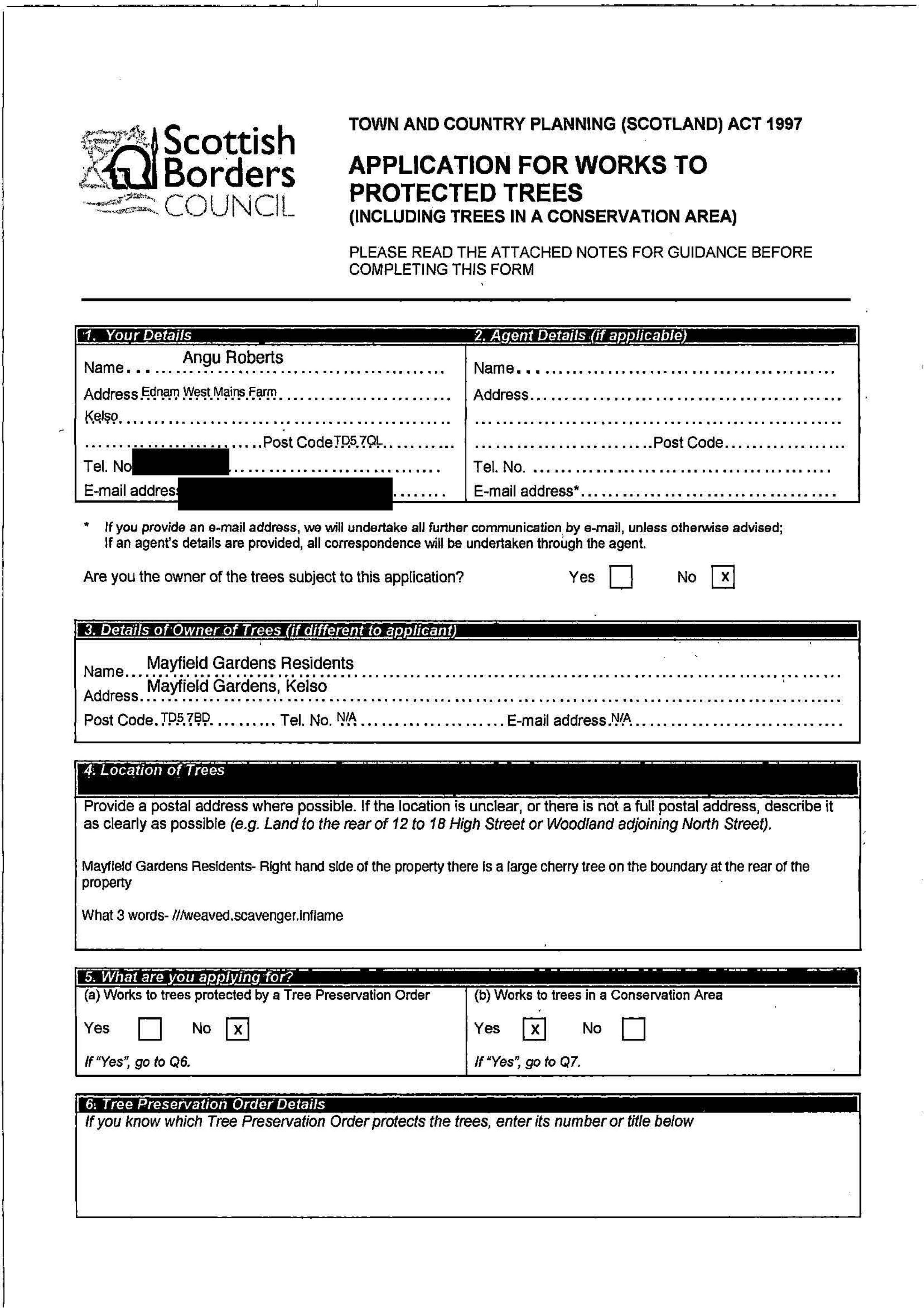 Planning document