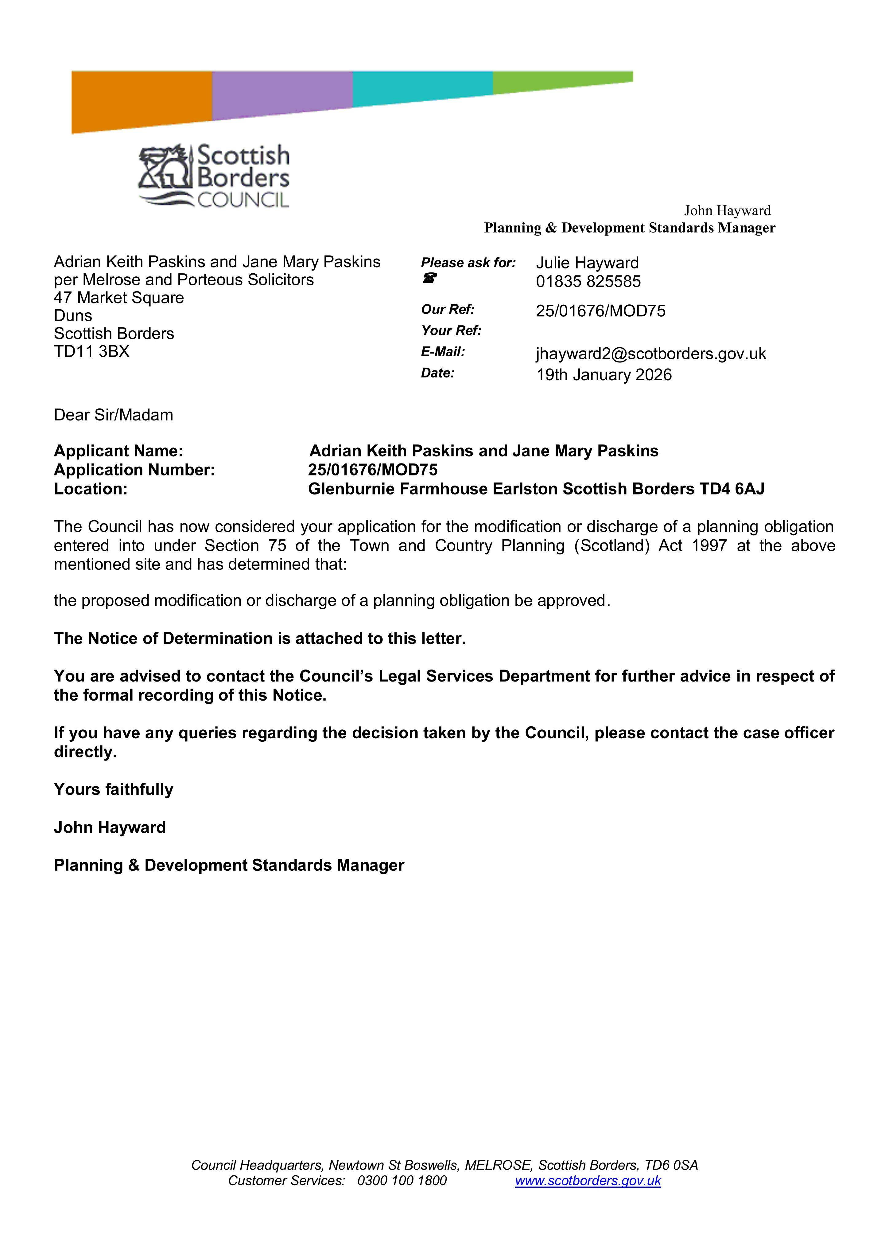 Planning document