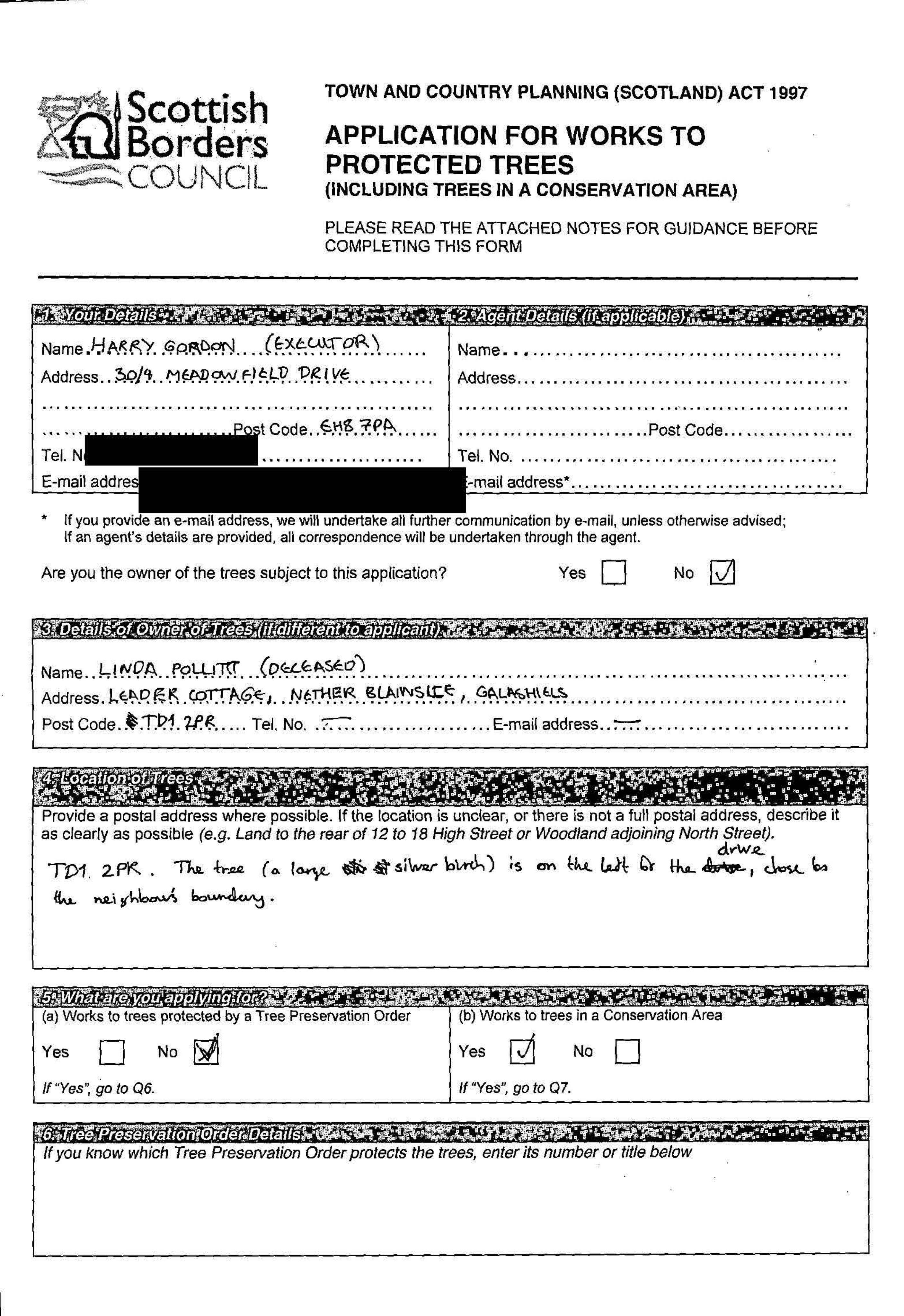 Planning document