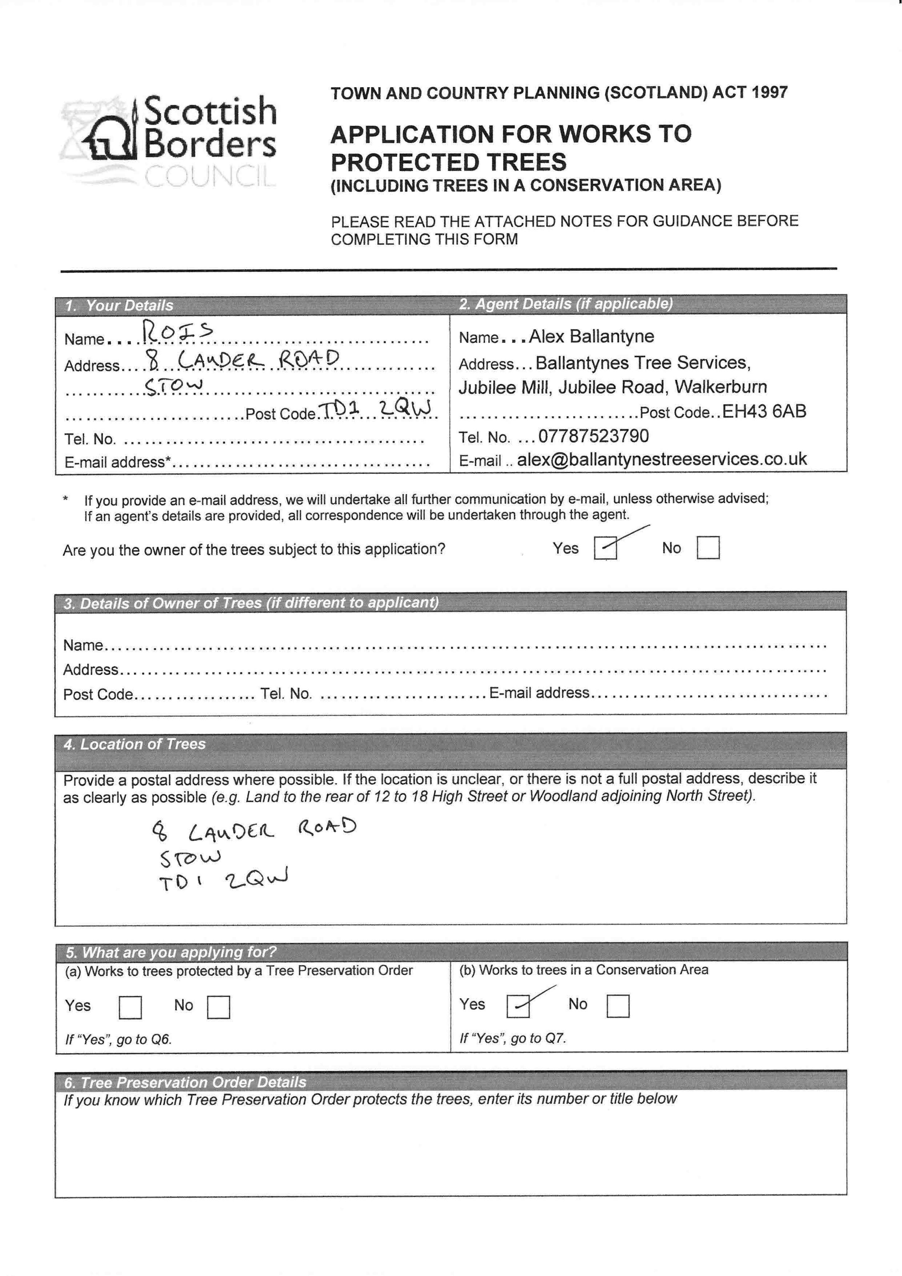 Planning document