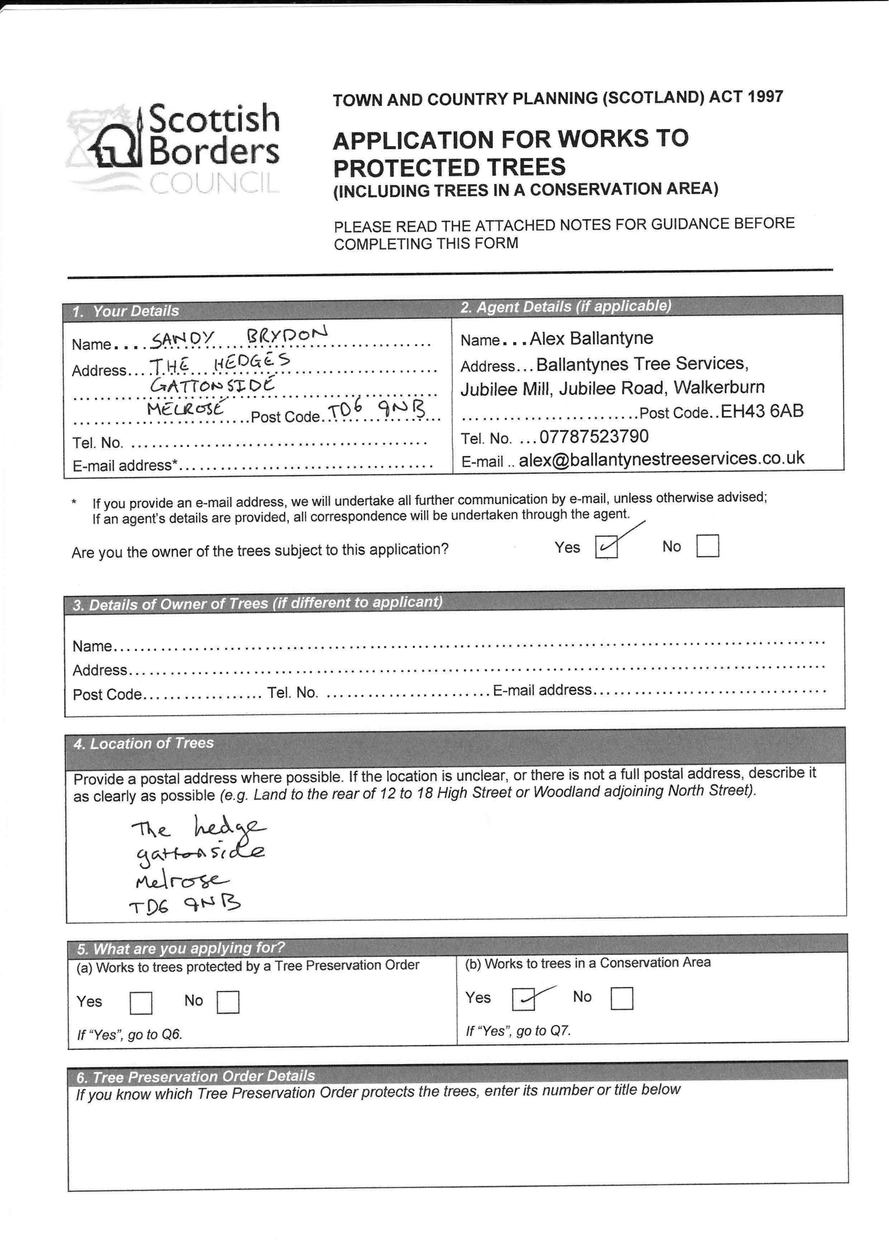 Planning document