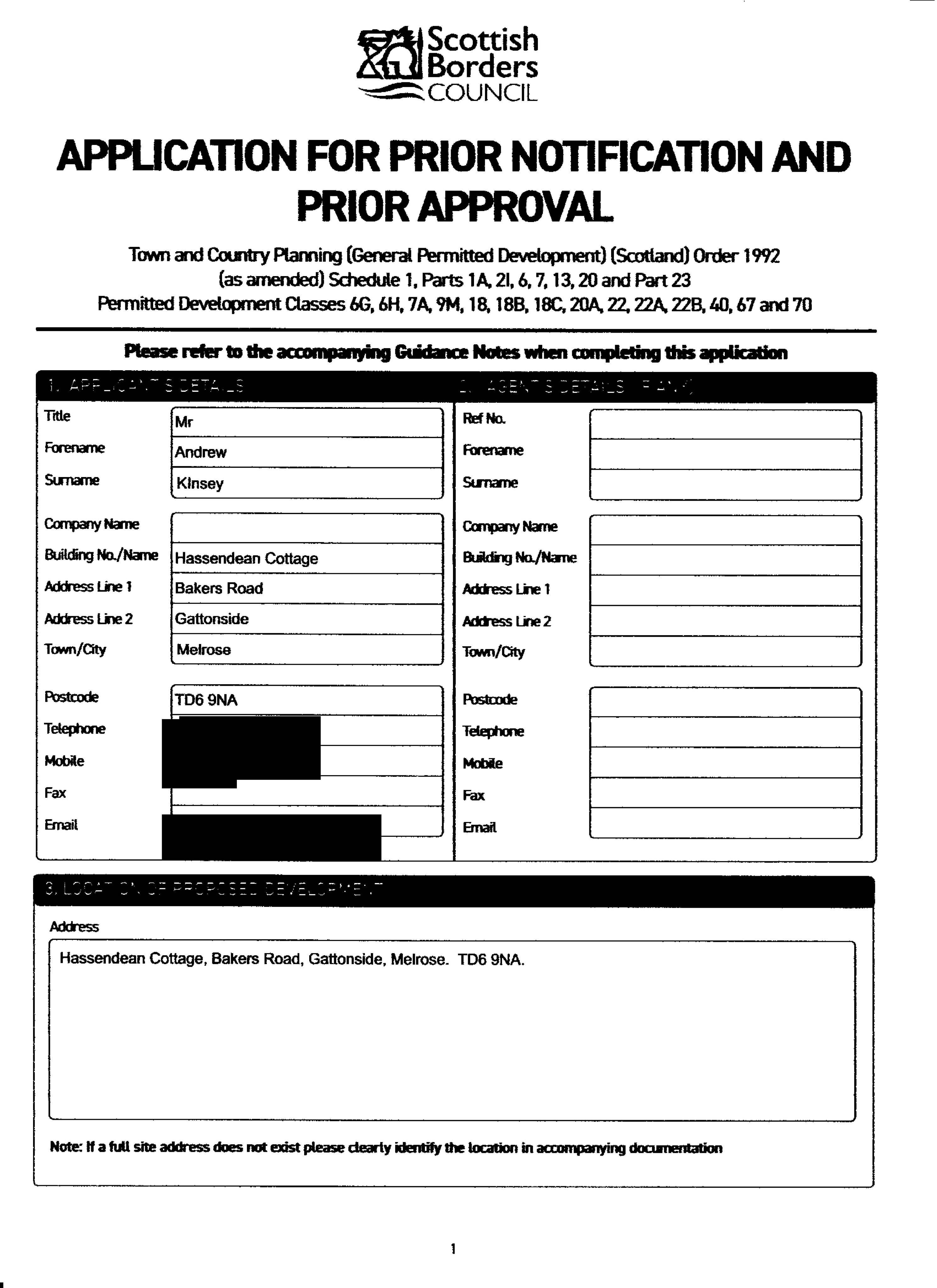 Planning document