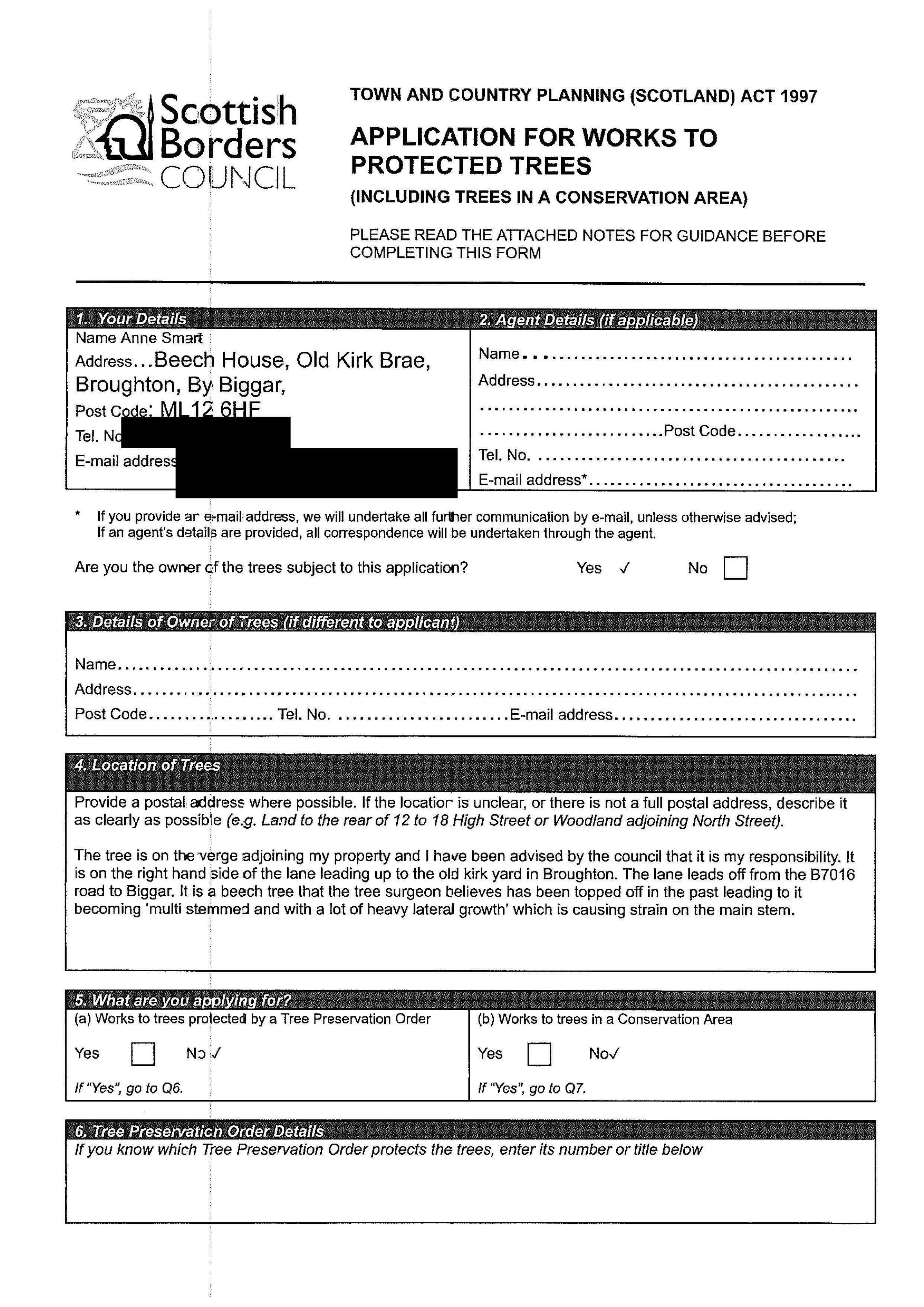Planning document