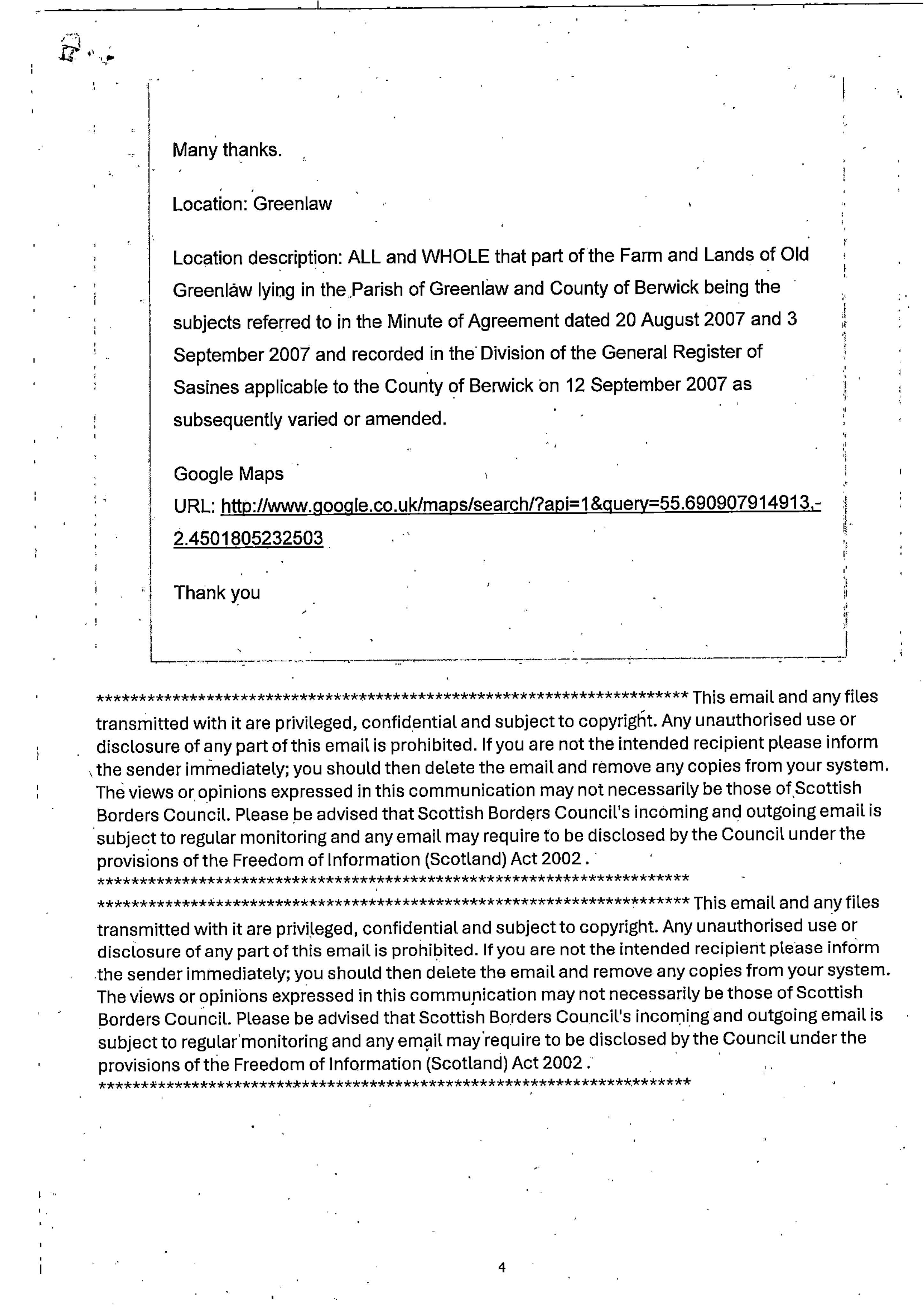 Planning document