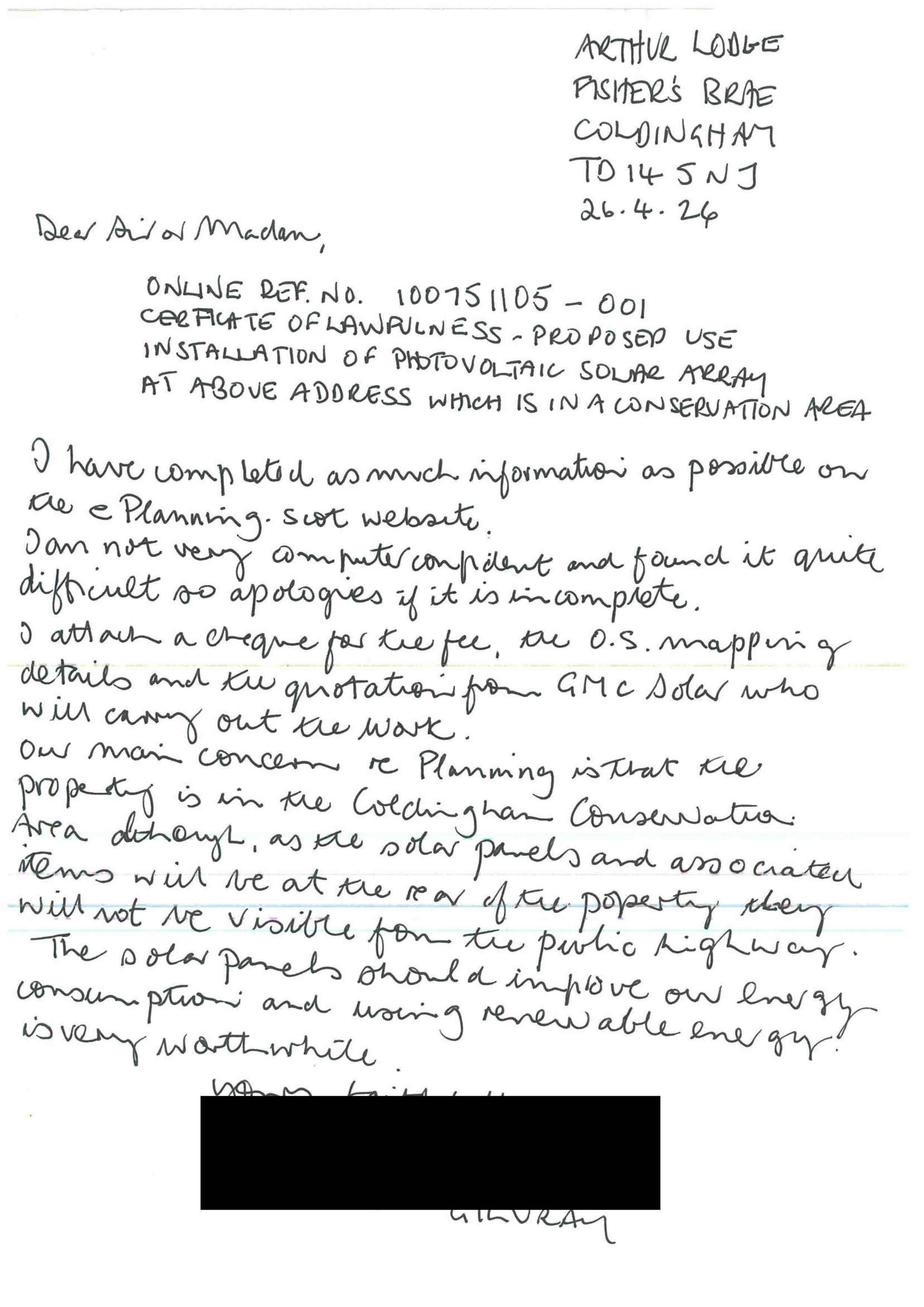 Planning document